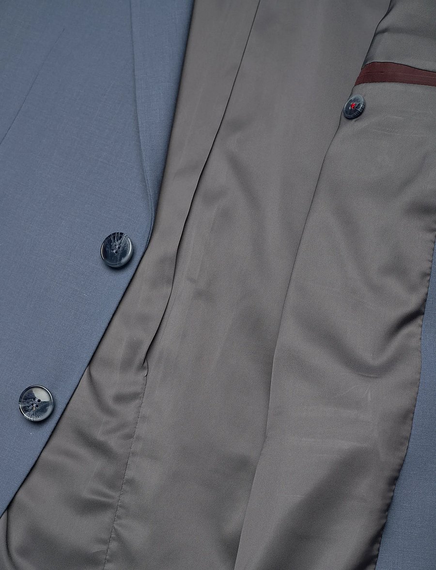 HUGO - Arti253X - enkeltradede blazere - open blue - 4