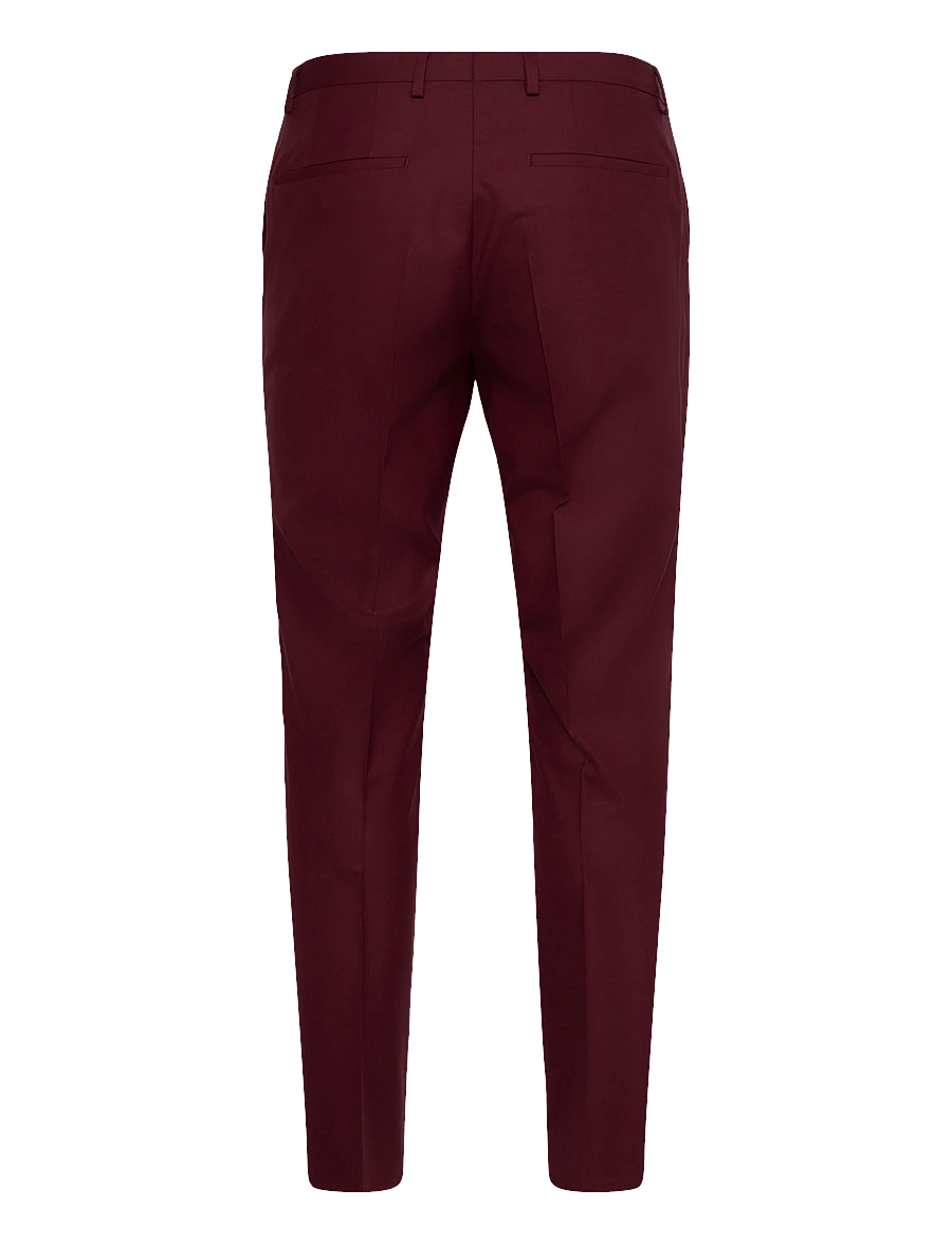 HUGO - Hesten253X - kostymbyxor - dark red - 2