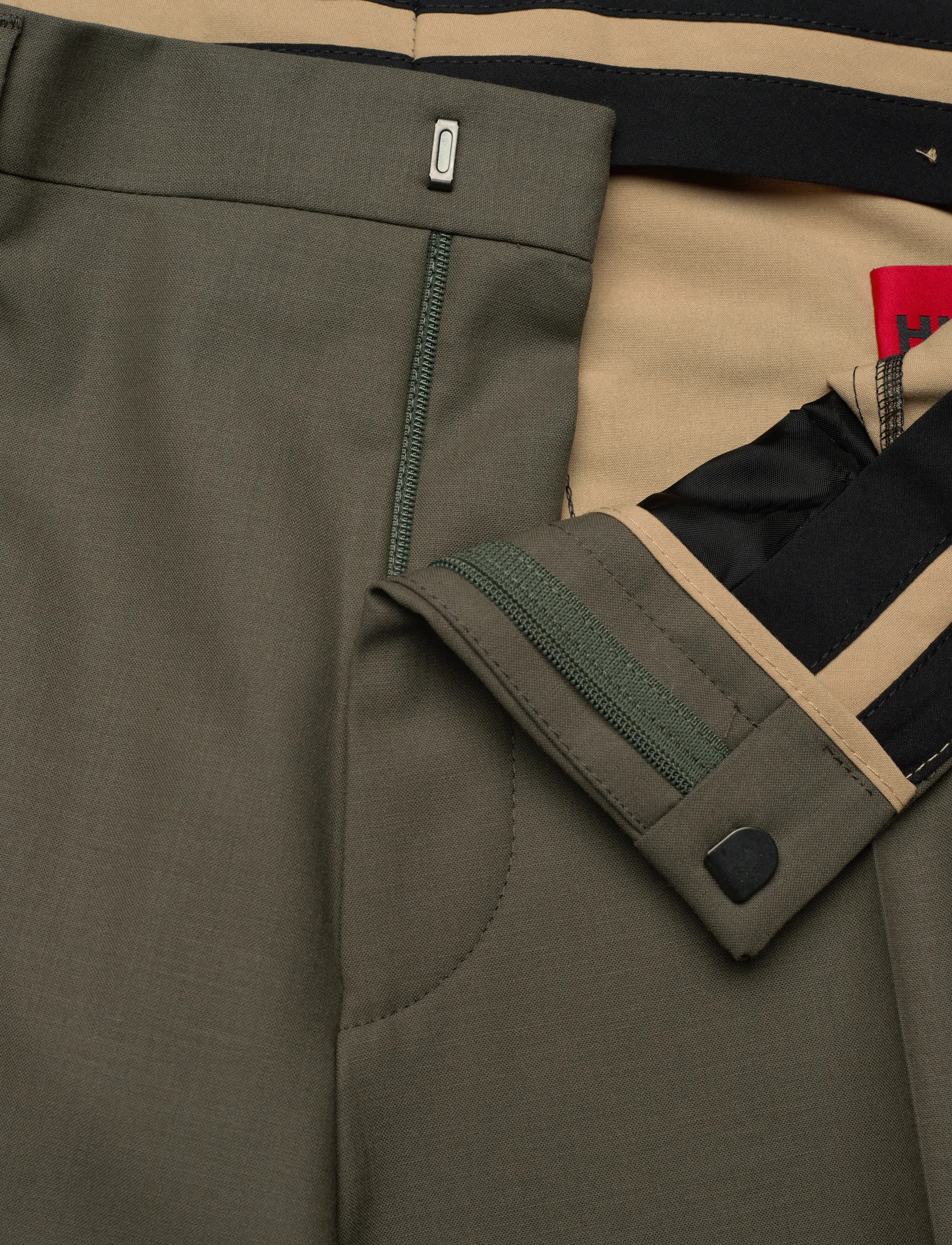 HUGO - Hesten253X - suit trousers - open green - 3