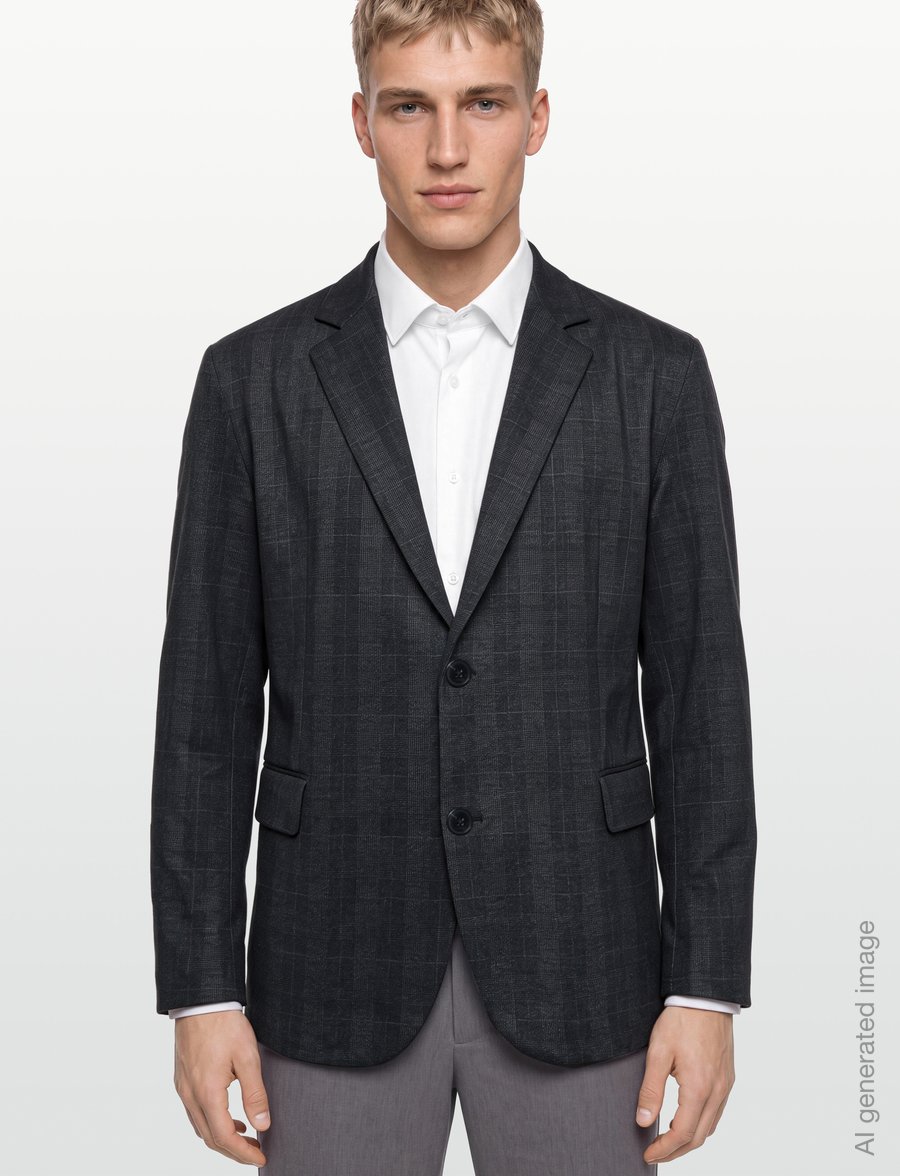 HUGO - Anton253F1X-H - vienaeiliai švarkai - dark grey - 3