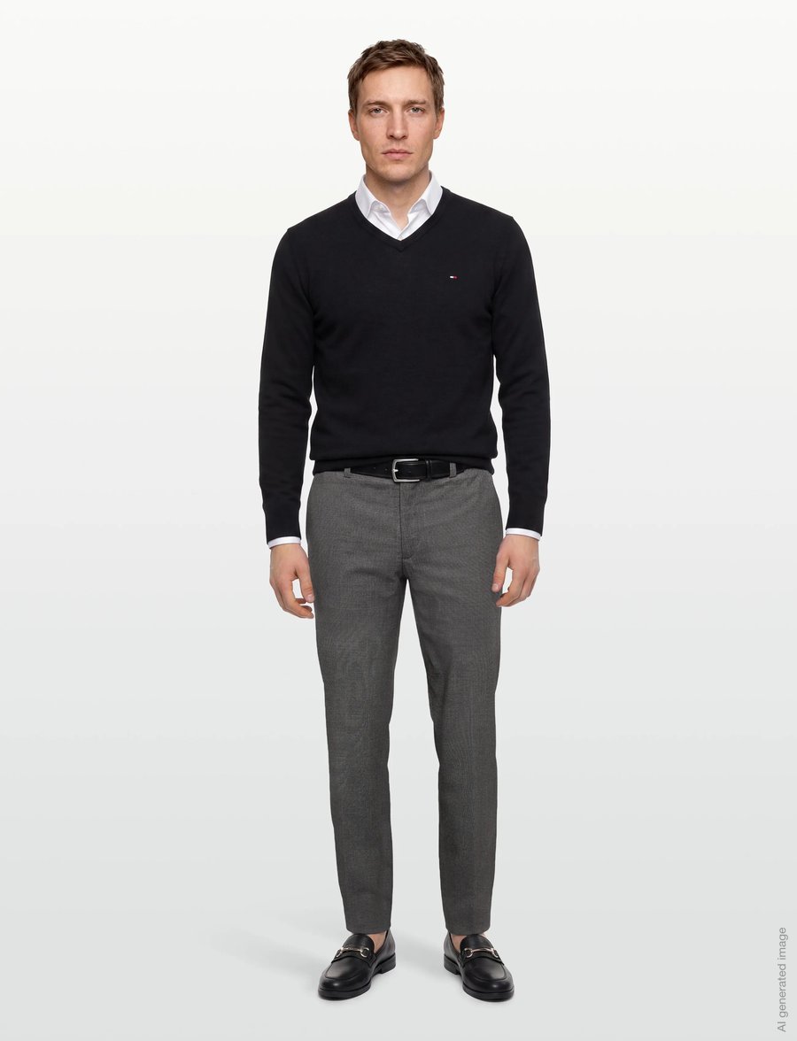 HUGO - Hesten253F1X-H - kostymbyxor - medium grey - 0