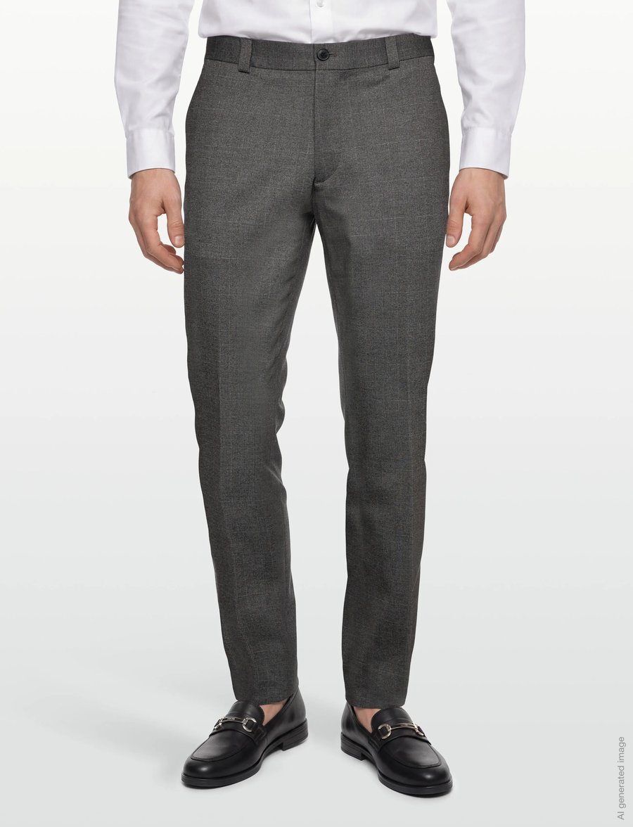 HUGO - Hesten253F1X-H - kostymbyxor - medium grey - 3