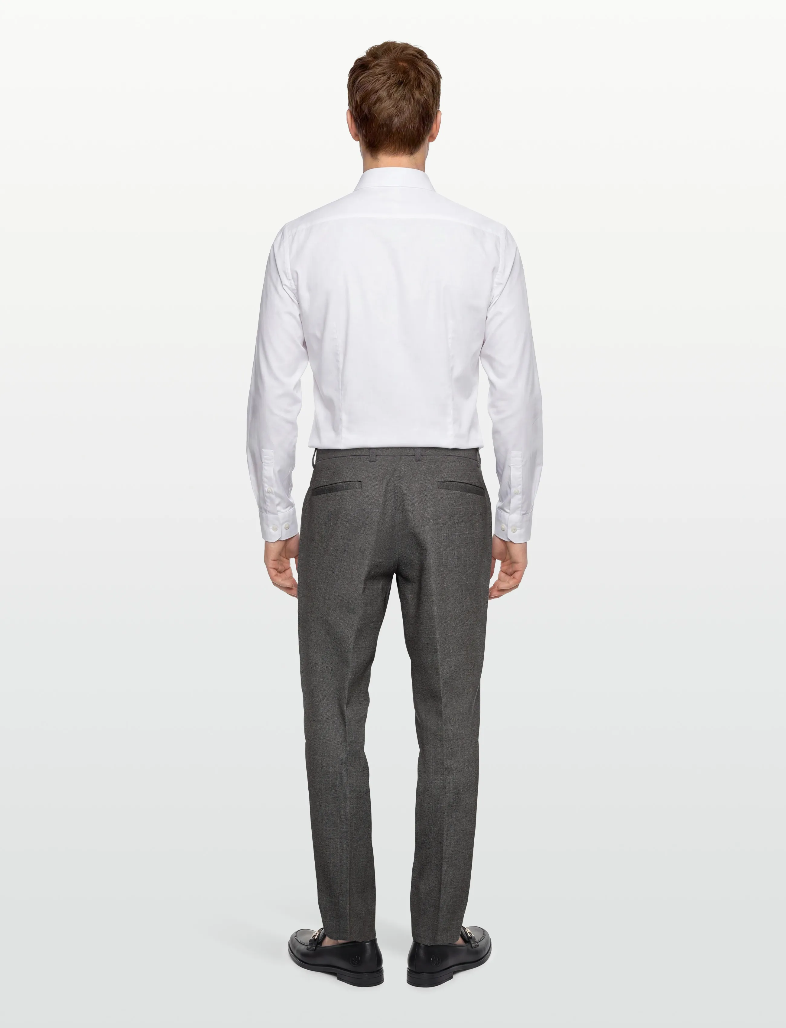HUGO - Hesten253F1X-H - kostymbyxor - medium grey - 4