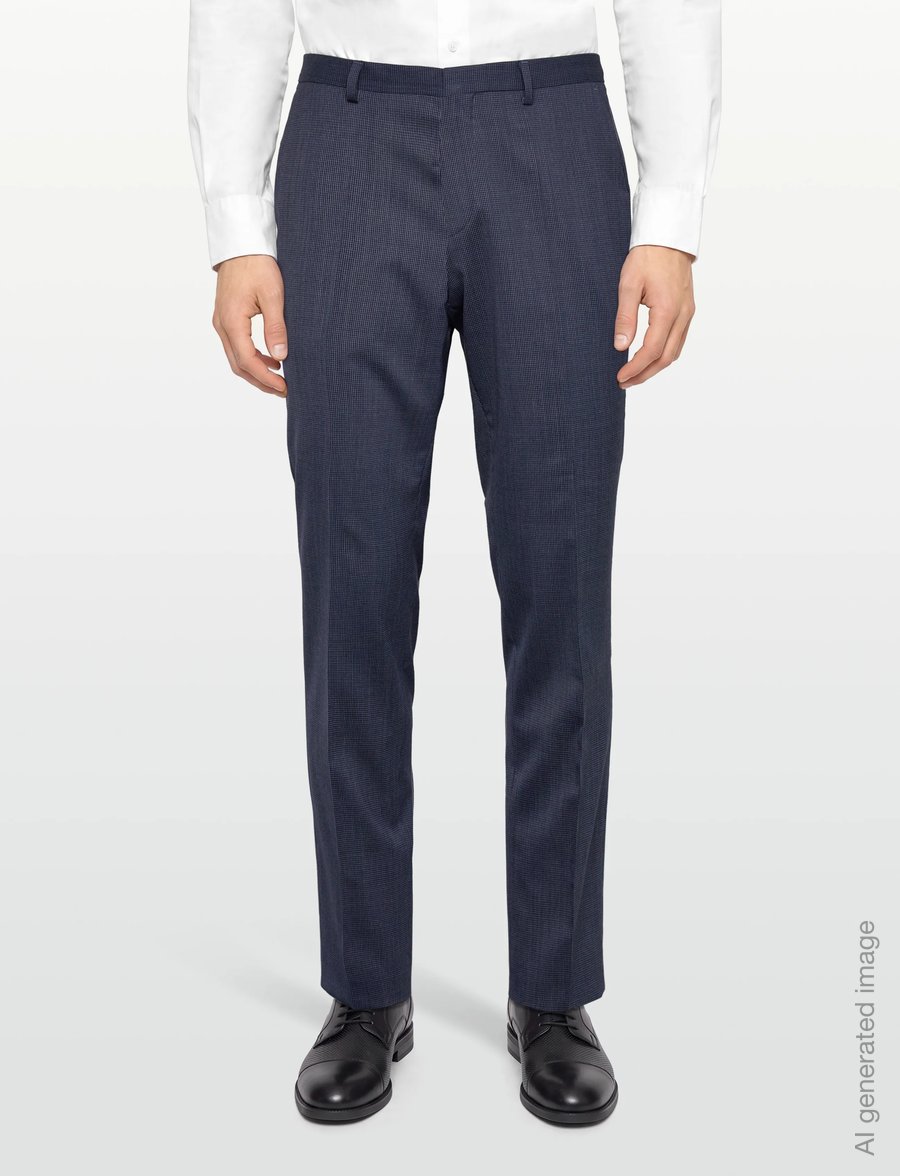 HUGO - Hesten253X - casual byxor - medium blue - 3
