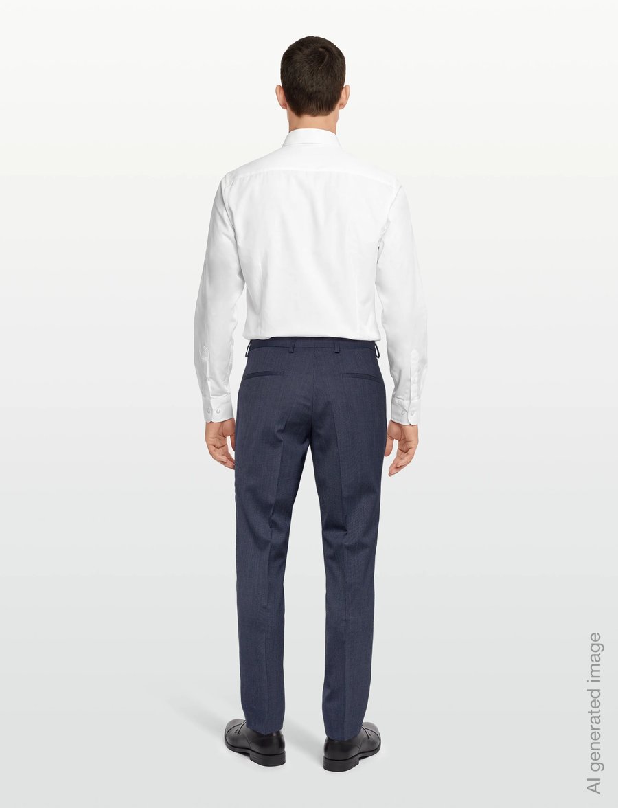 HUGO - Hesten253X - casual byxor - medium blue - 4