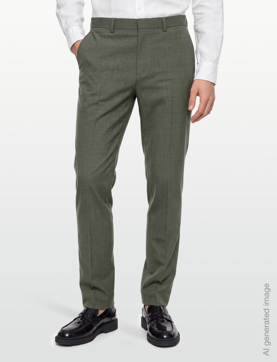 HUGO - Hesten253X - anzugshosen - open green - 3
