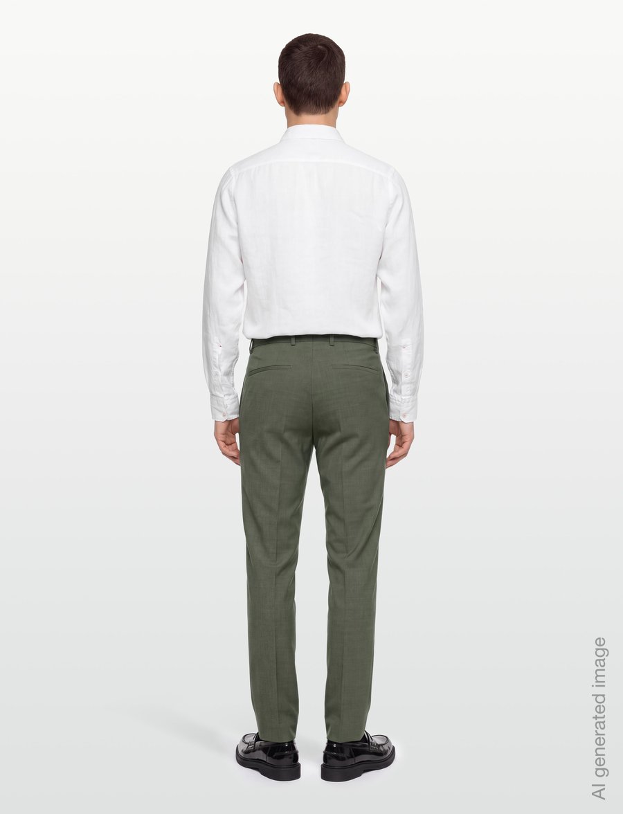 HUGO - Hesten253X - anzugshosen - open green - 4