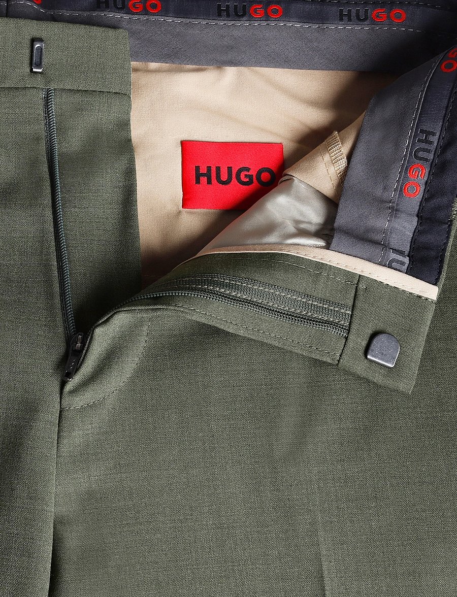 HUGO - Hesten253X - suit trousers - open green - 2