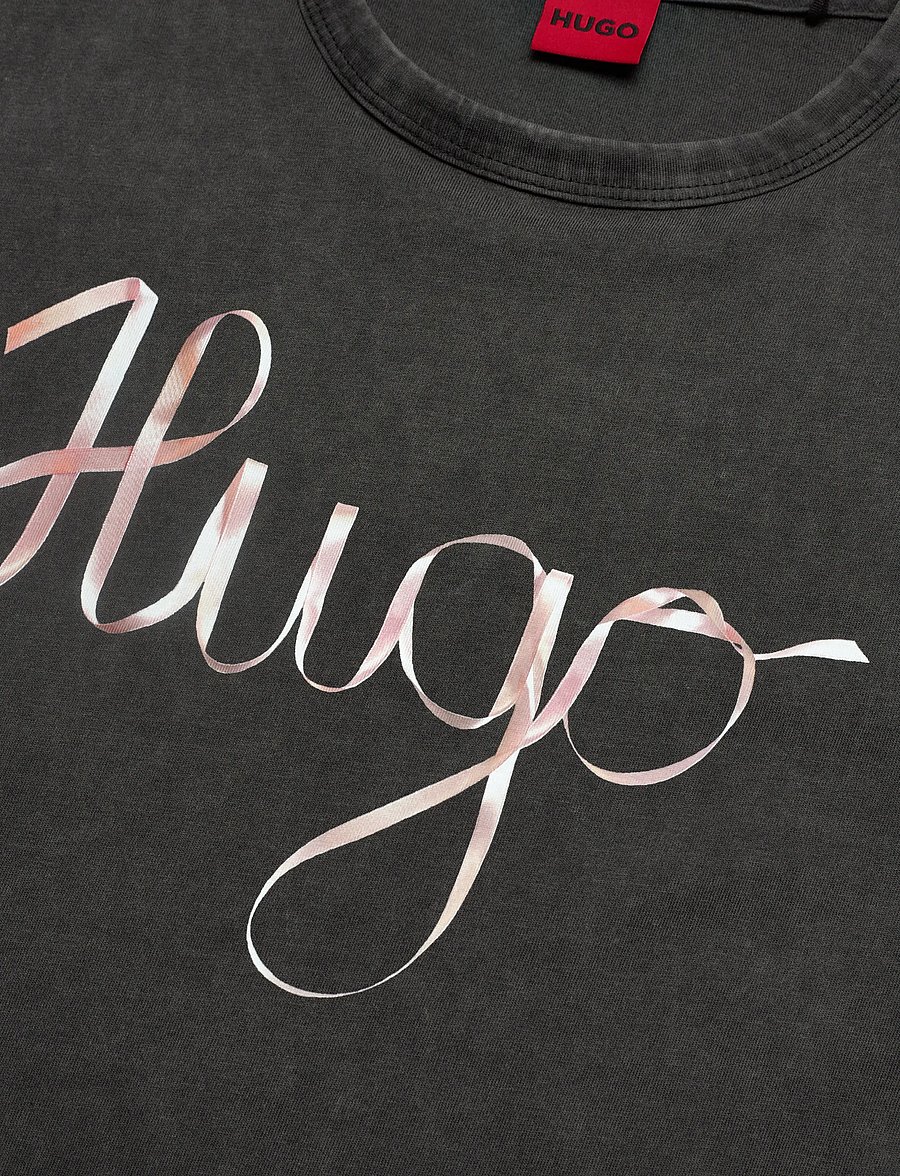 HUGO - Damacia_5 - t-shirts - black - 2