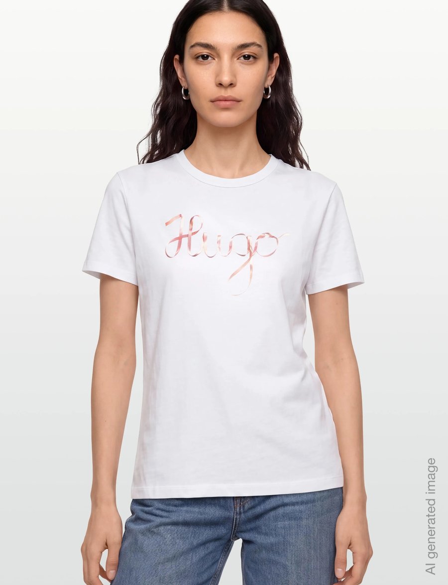 HUGO - Damacia_5 - t-särgid - white - 3