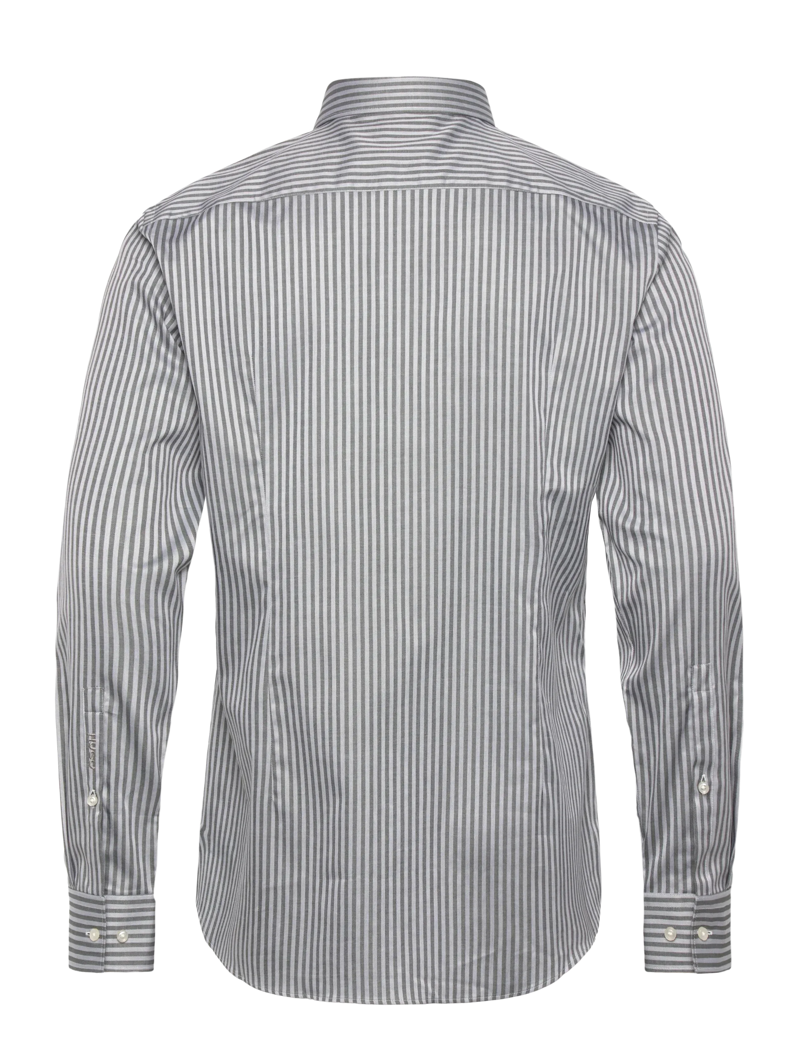 HUGO - Kenno - randiga skjortor - dark green - 1