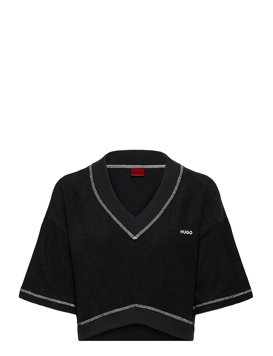 HUGO - NATY Top - t-shirts - black - 0