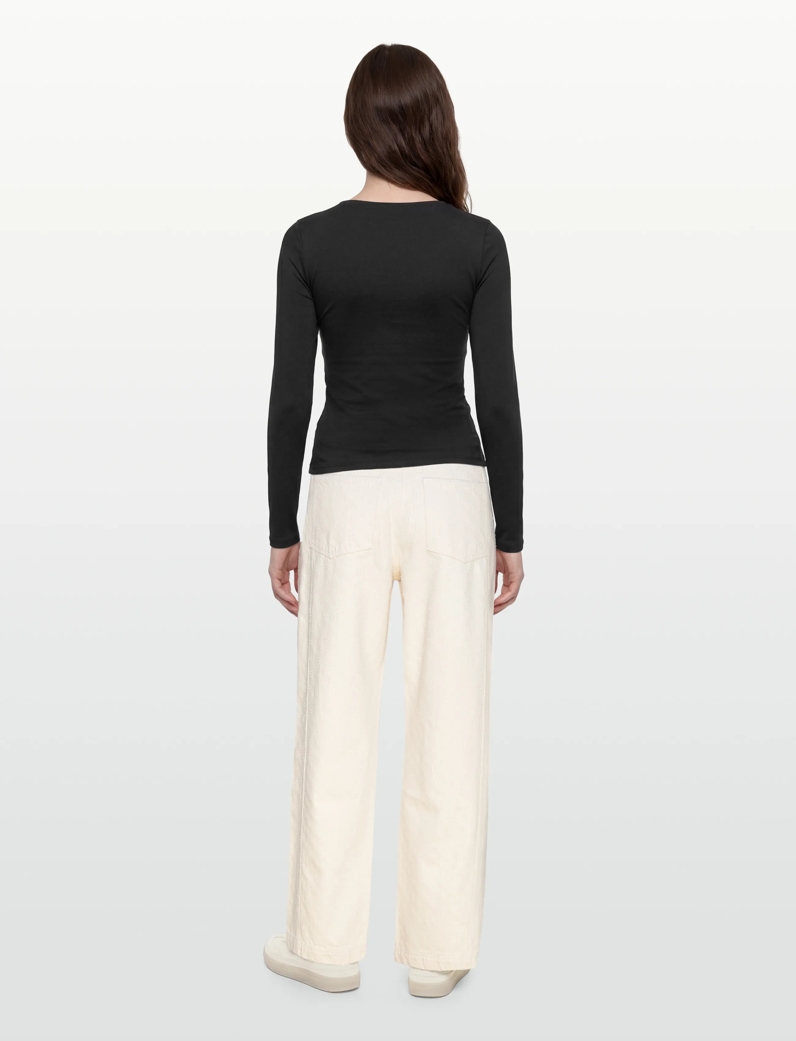 HUGO - Dasiia - langærmede toppe - black - 4