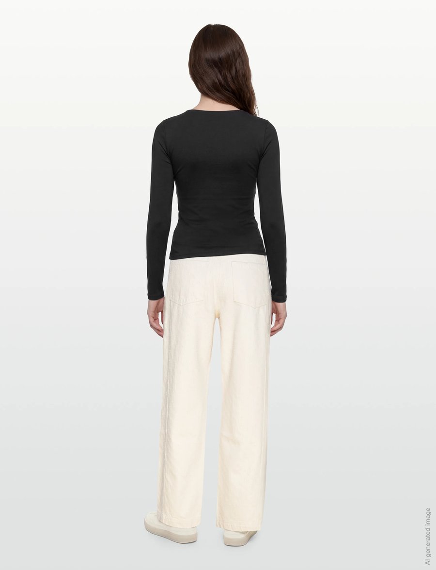 HUGO - Dasiia - langärmlige tops - black - 4