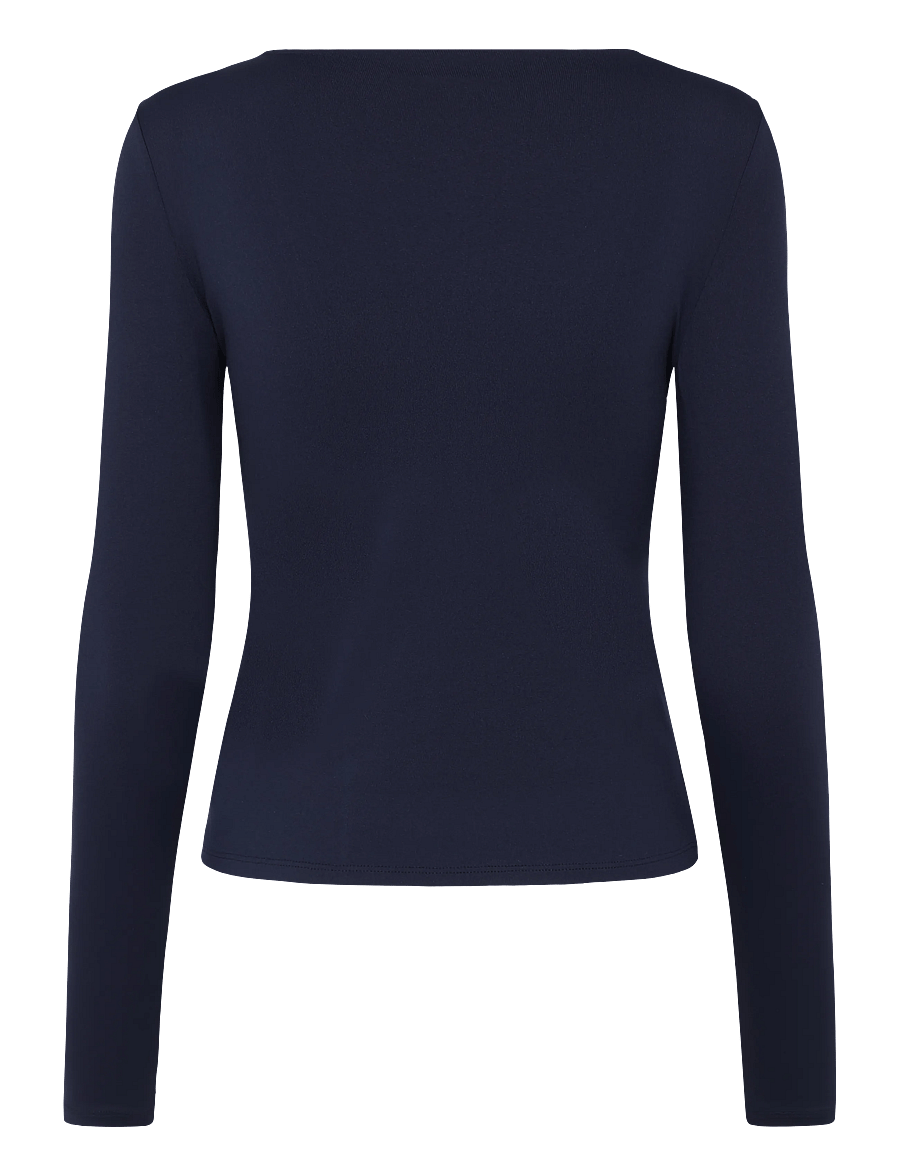 HUGO - Dasiia - langärmlige tops - navy - 1