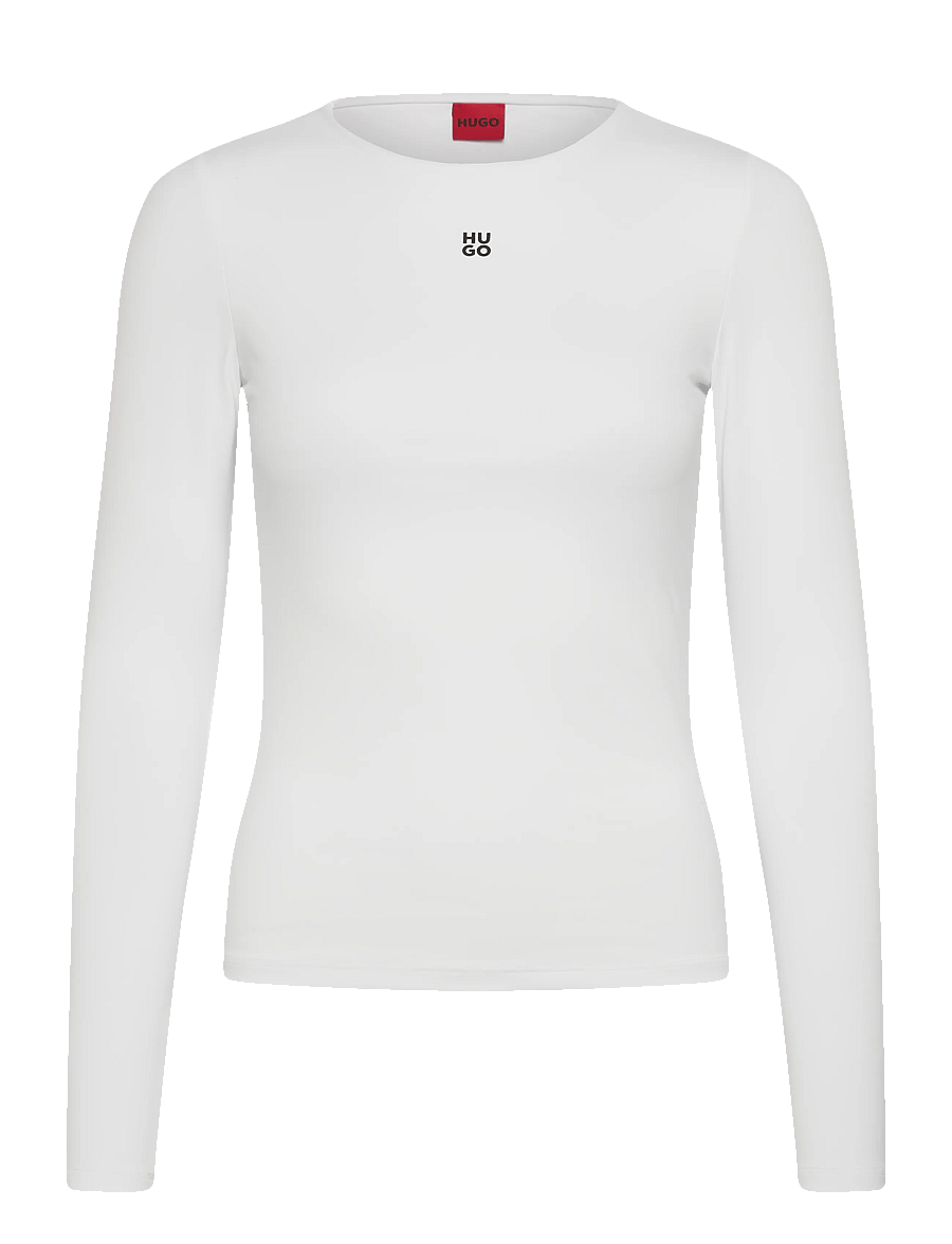 HUGO - Dasiia - langärmlige tops - white - 1