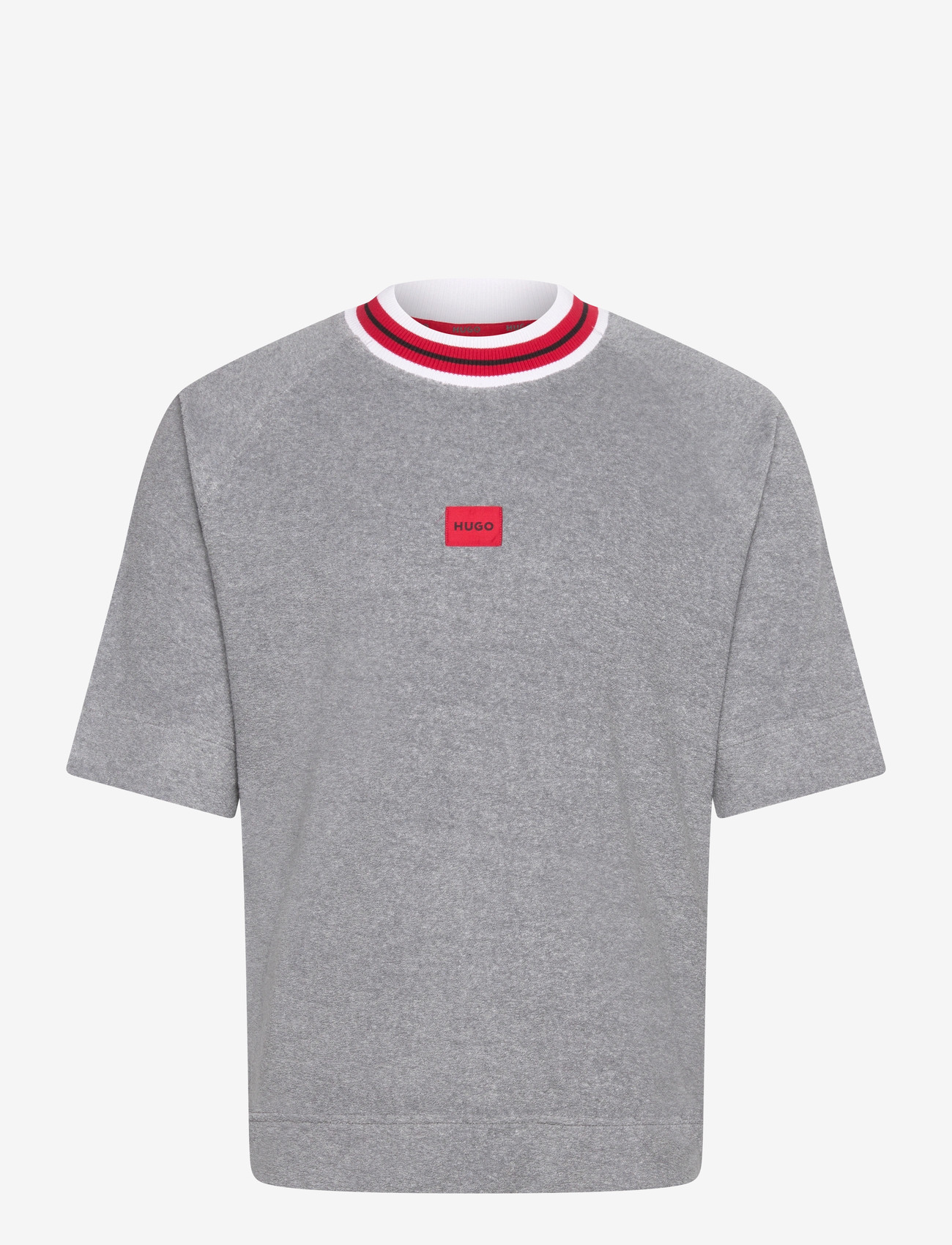 HUGO - JAXON_S/s sweatshirt - pyjamaoberteil - medium grey - 0