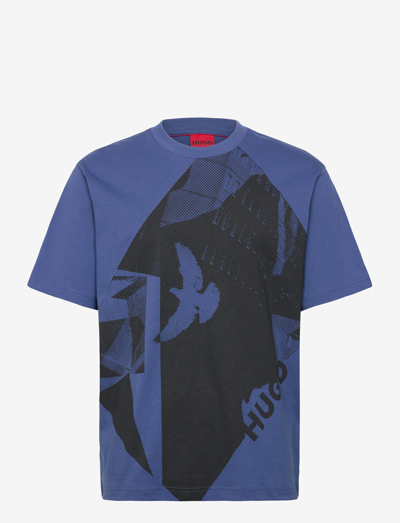 HUGO - Didove - lühikeste varrukatega t-särgid - medium blue - 0