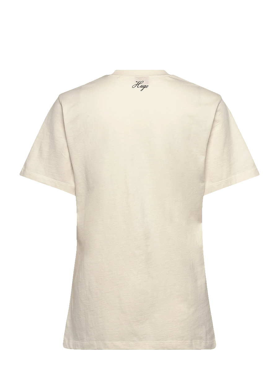 HUGO - Vintage Tee_16 - t-shirts - open white - 2