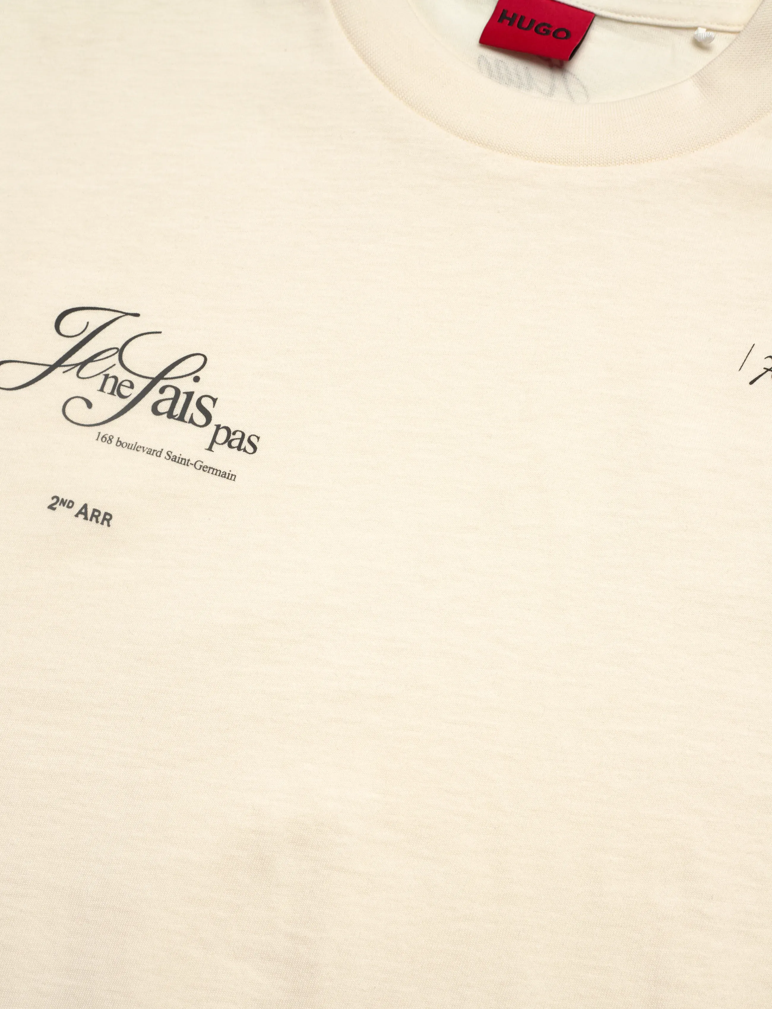 HUGO - Vintage Tee_16 - t-paidat - open white - 2