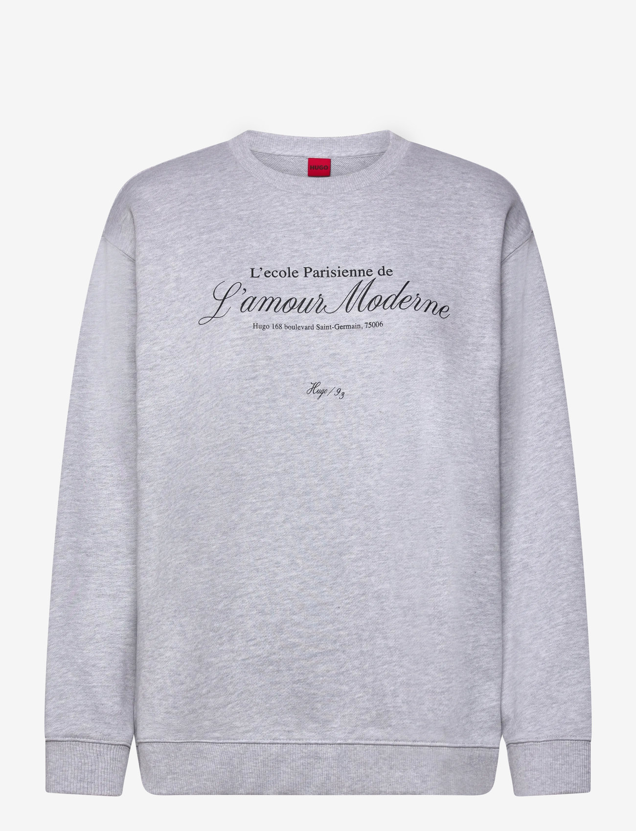 HUGO - Classic Crew_5 - dressipluusid ja kapuutsiga dressipluusid - open grey - 0