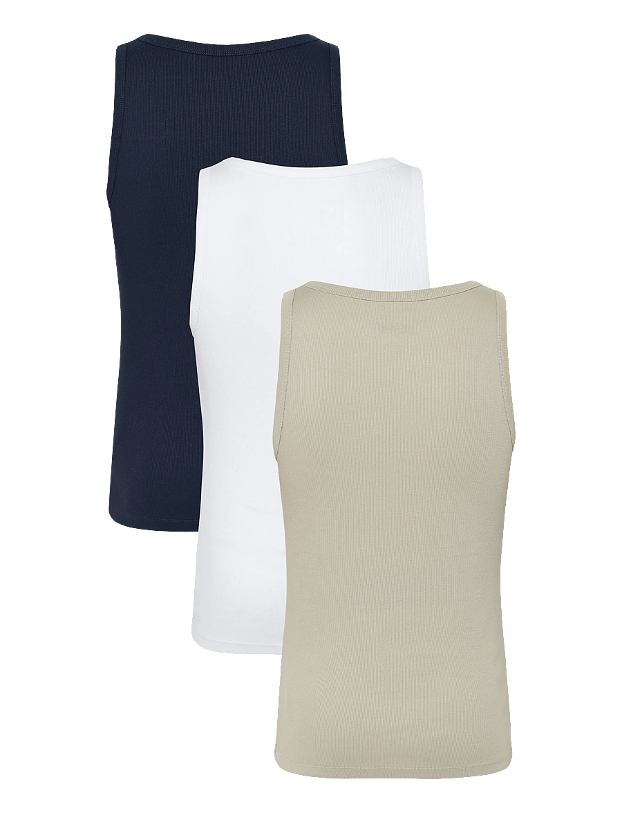 HUGO - TANK TOP TRIPL. PACK - pyjamaoberteile - open miscellaneous - 1