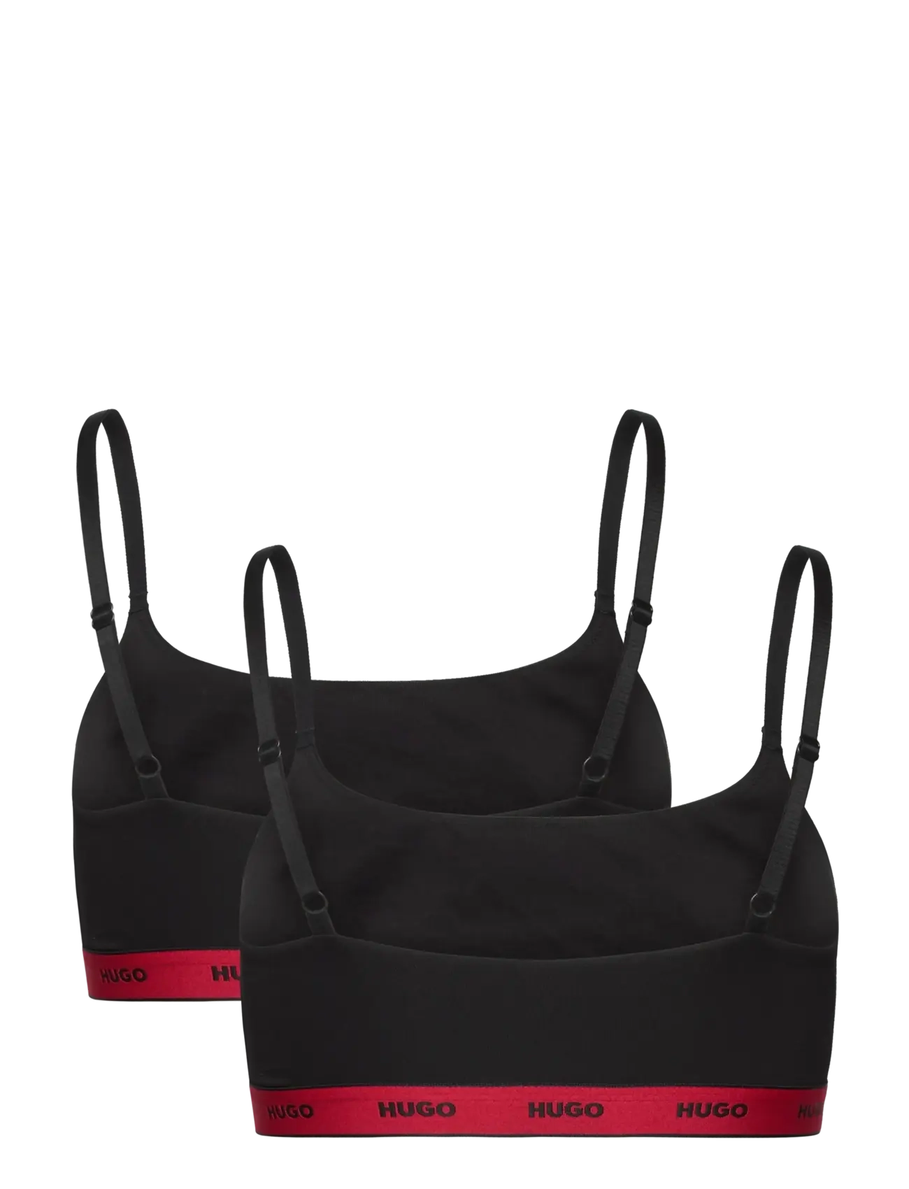HUGO - TWIN BRALETTE STRIPE - bralette - black - 1