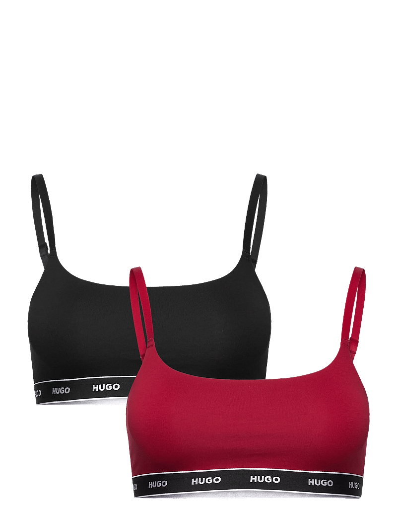 HUGO - TWIN BRALETTE STRIPE - bralette - open red - 0