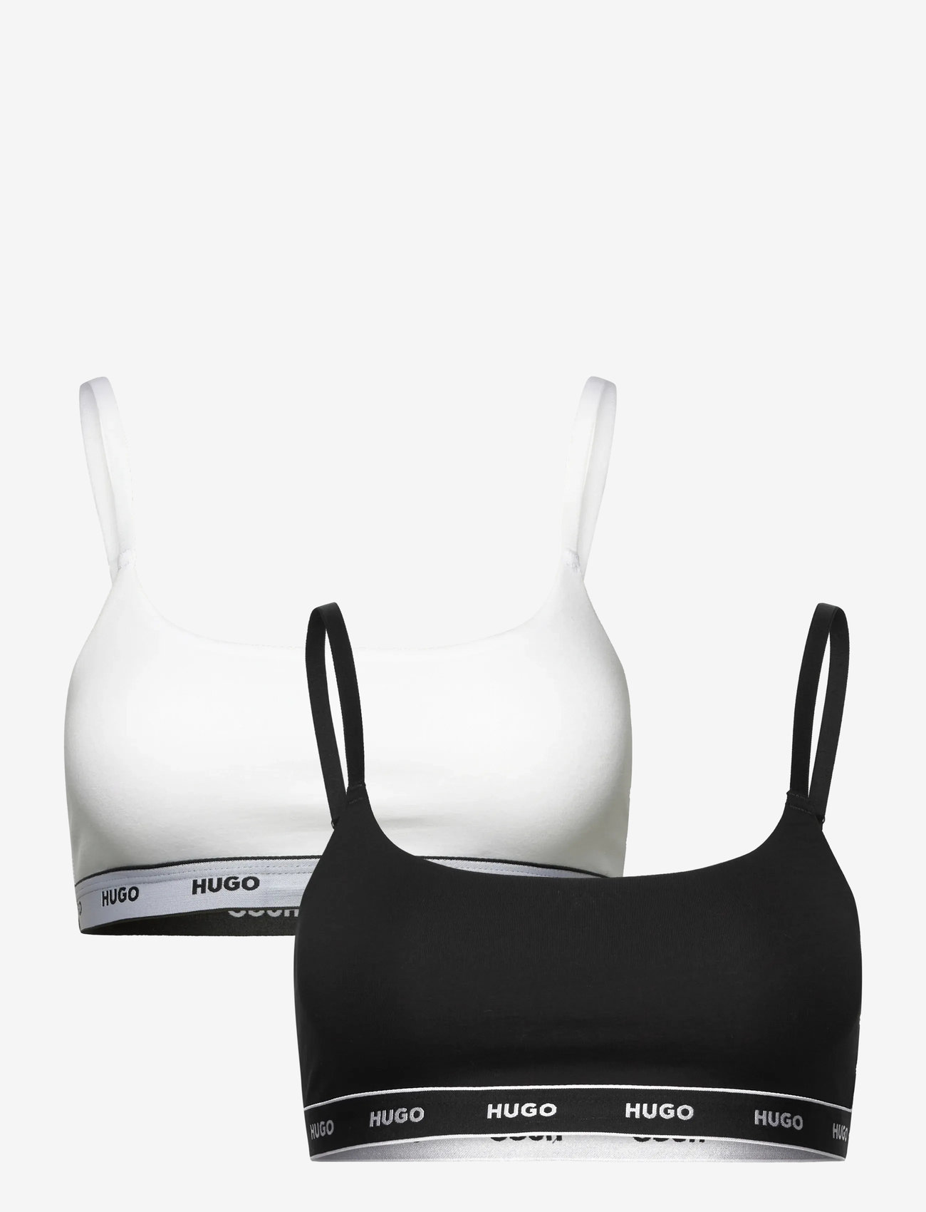 HUGO - TWIN BRALETTE STRIPE - rinnahoidja - open white - 0