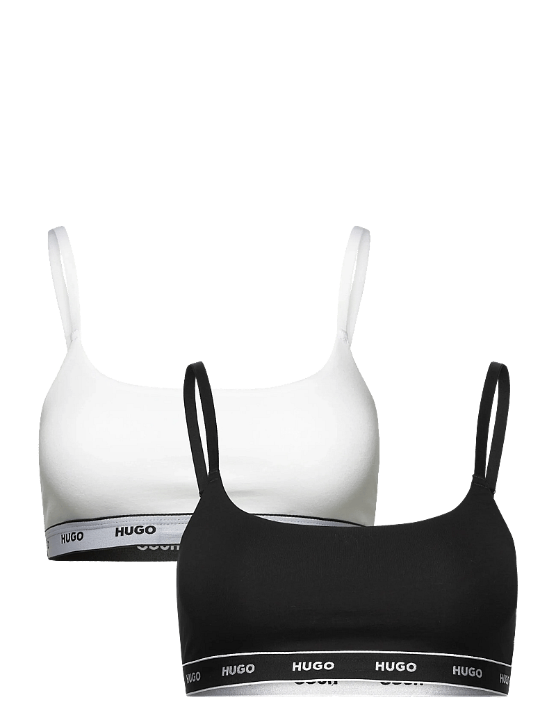 HUGO - TWIN BRALETTE STRIPE - rinnahoidja - open white - 0