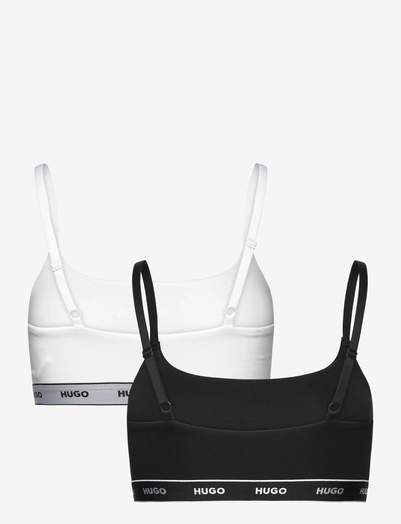 HUGO - TWIN BRALETTE STRIPE - rinnahoidja - open white - 2