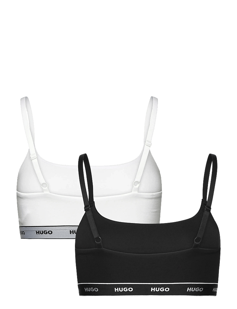 HUGO - TWIN BRALETTE STRIPE - rinnahoidja - open white - 2