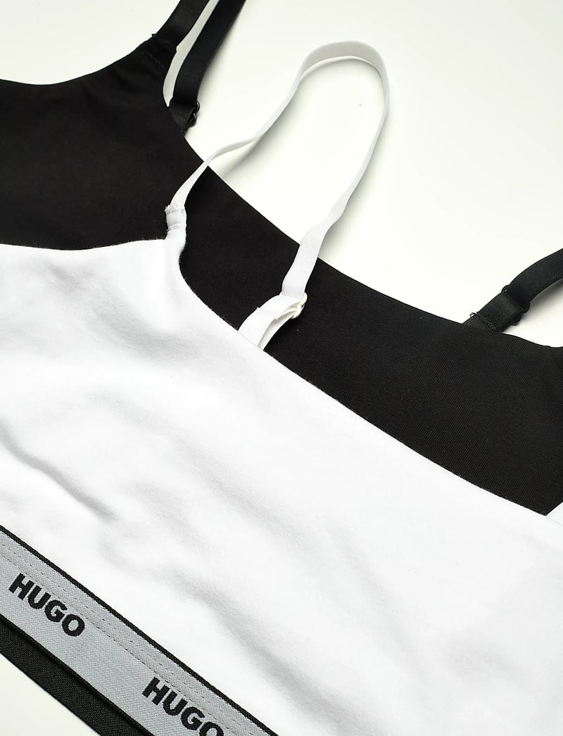 HUGO - TWIN BRALETTE STRIPE - rinnahoidja - open white - 1