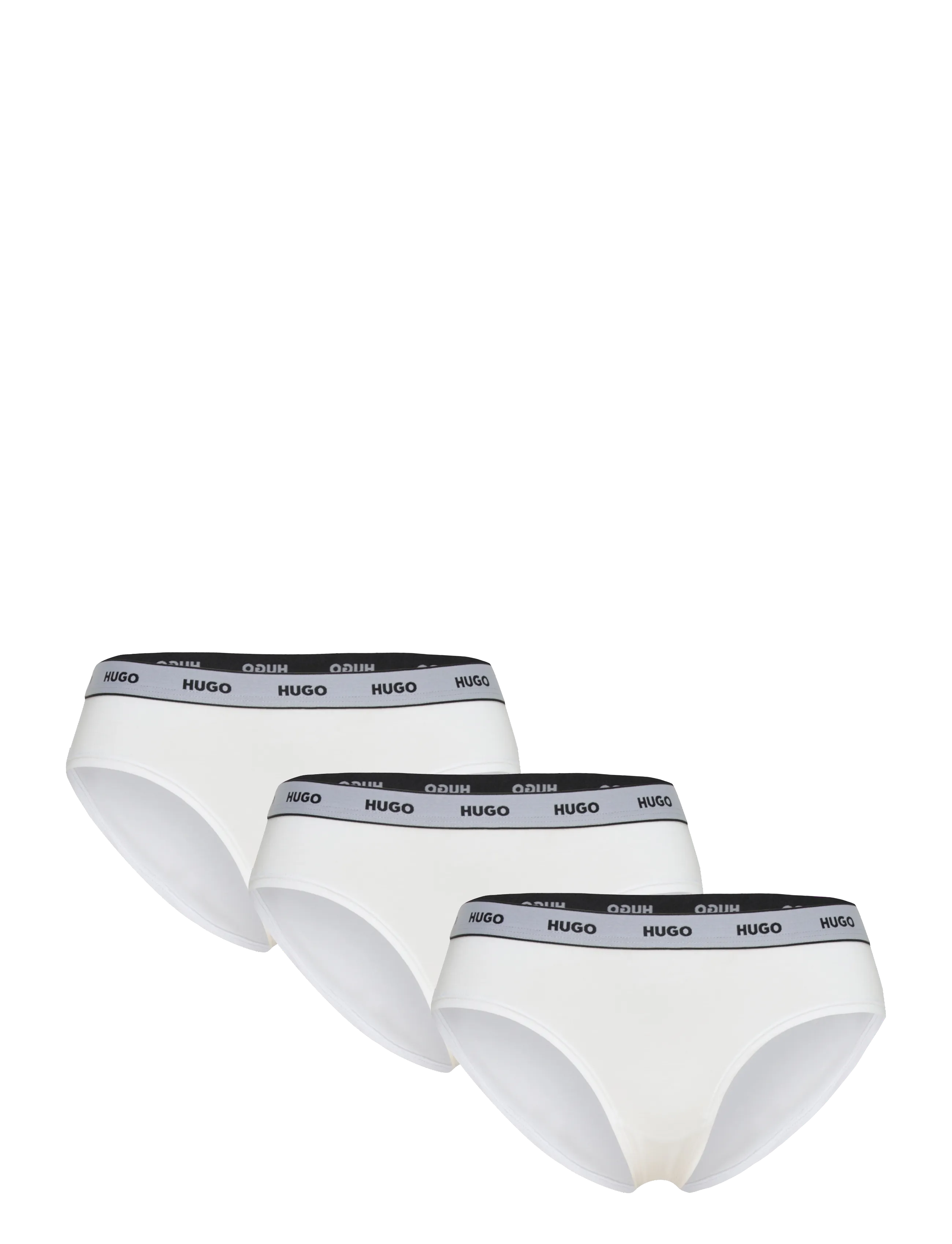 HUGO TRIPLET BRIEF STRIPE - HUGO - WHITE / white