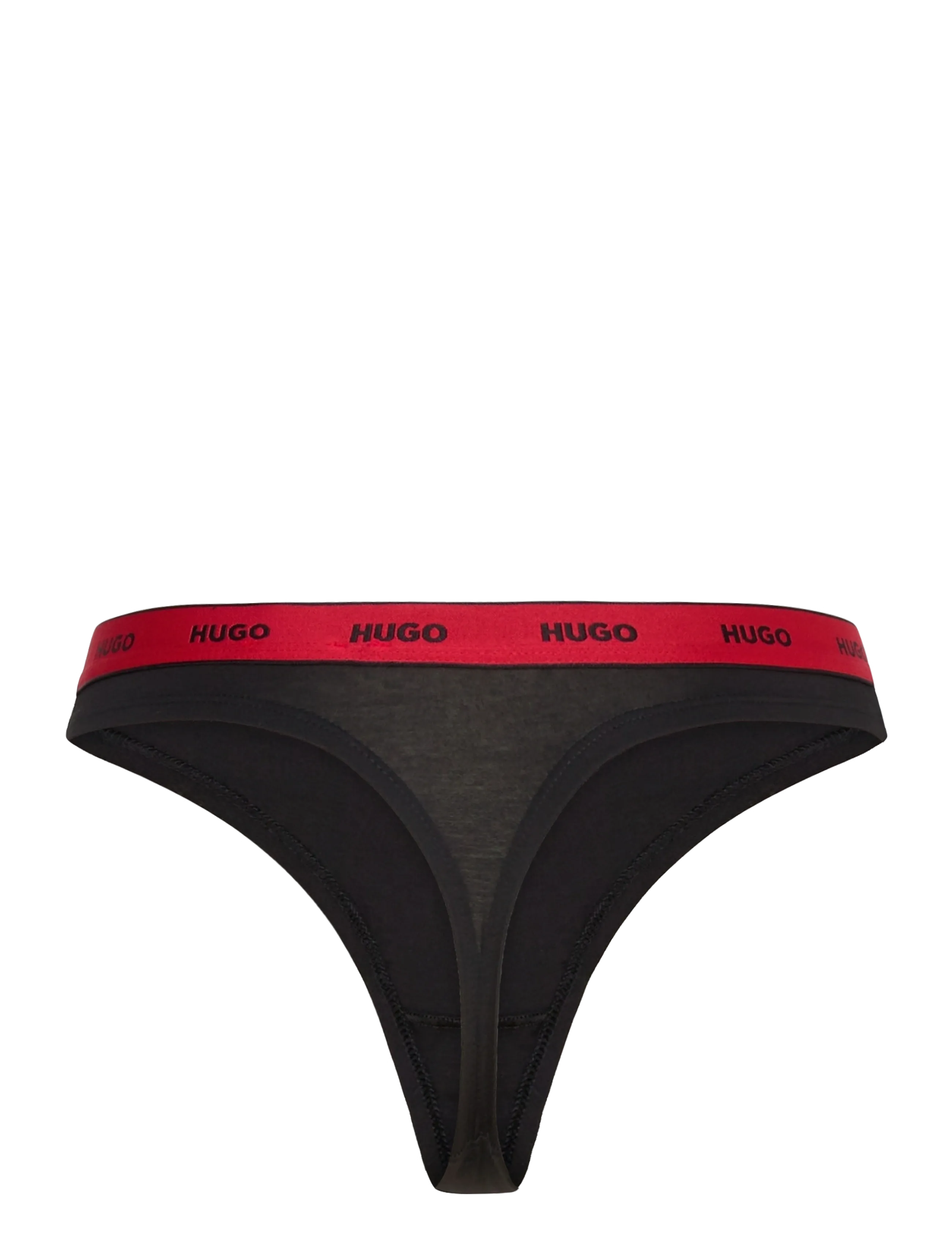 HUGO - THONG STRIPE PYP - stringid - black - 1