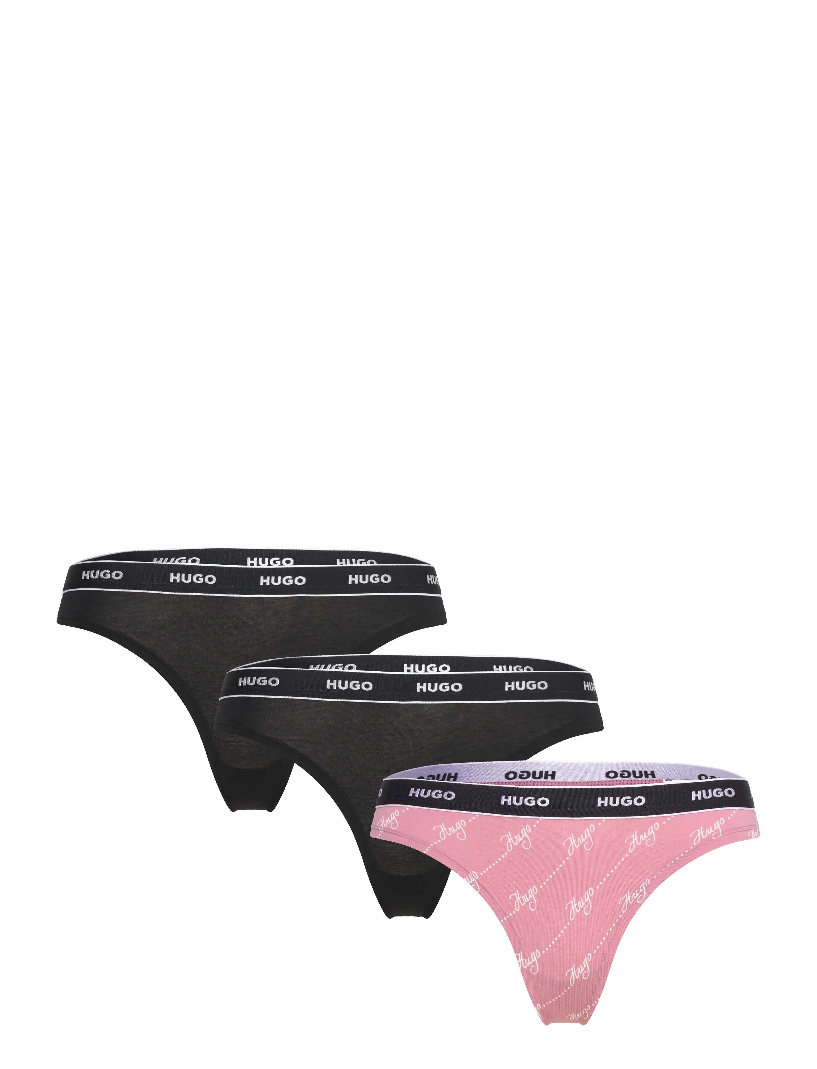 HUGO Triplet Stringtanga Design Grau - XL - Damen