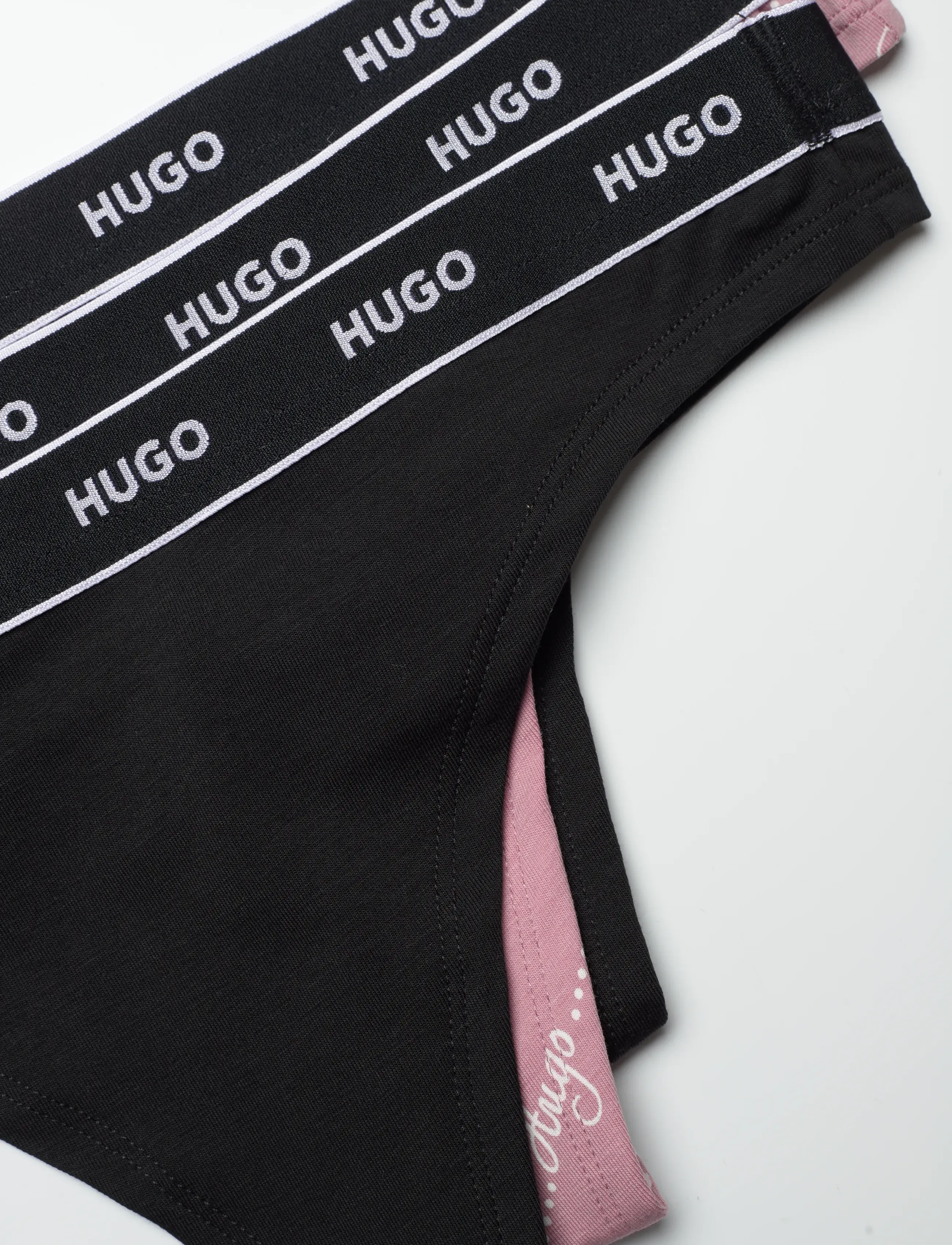 HUGO - TRIPLET THONG DESIGN - strings - open pink - 1