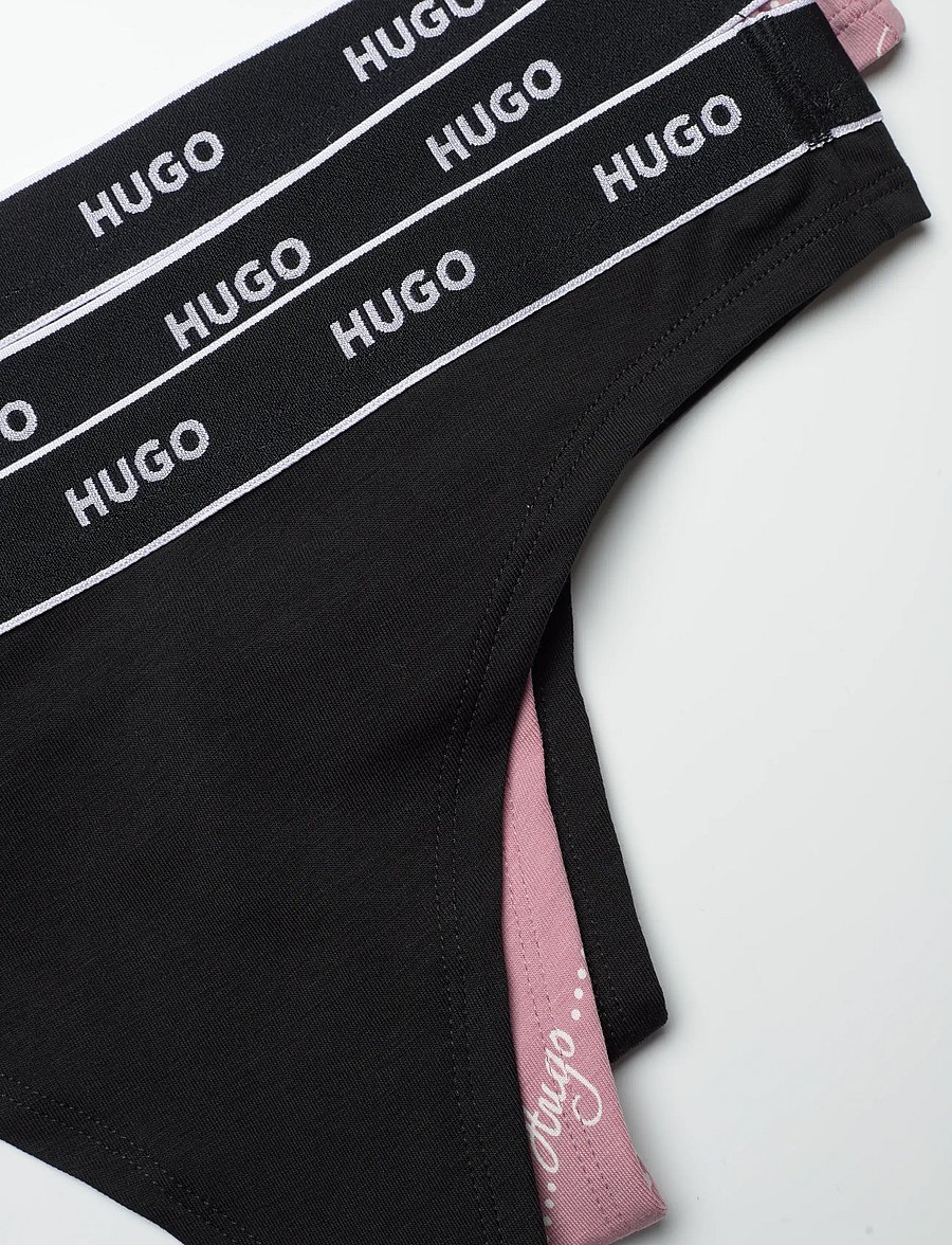 HUGO - TRIPLET THONG DESIGN - stringid - open pink - 1
