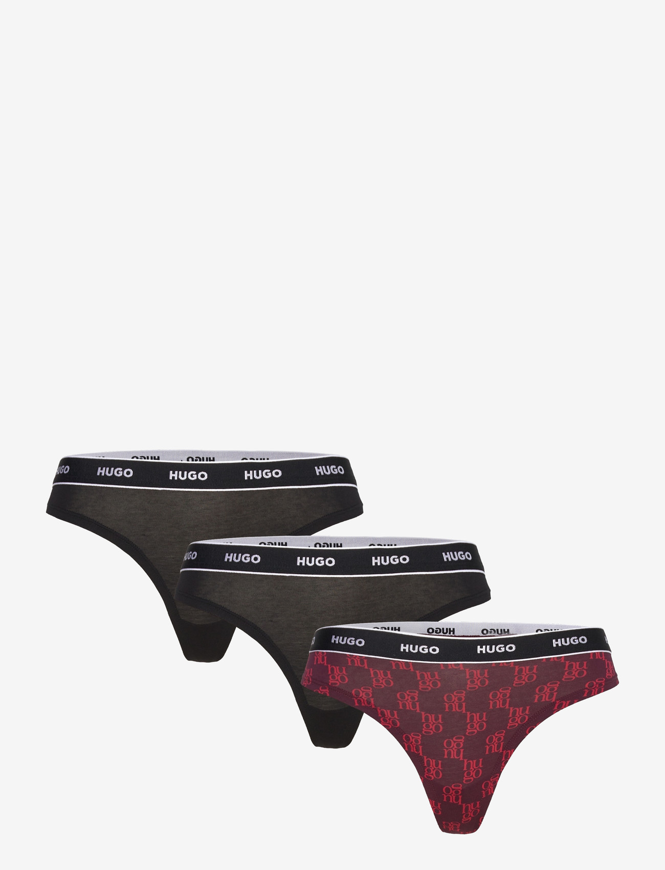 HUGO - TRIPLET THONG DESIGN - stringtrusser - open red - 0