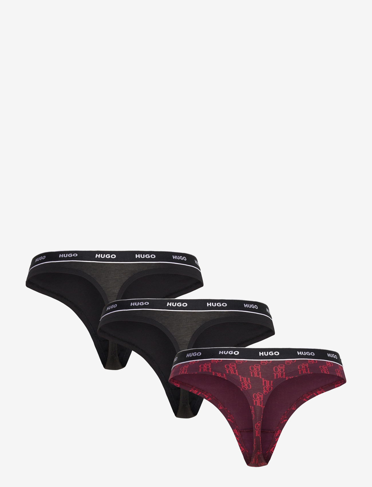 HUGO - TRIPLET THONG DESIGN - stringtrusser - open red - 2