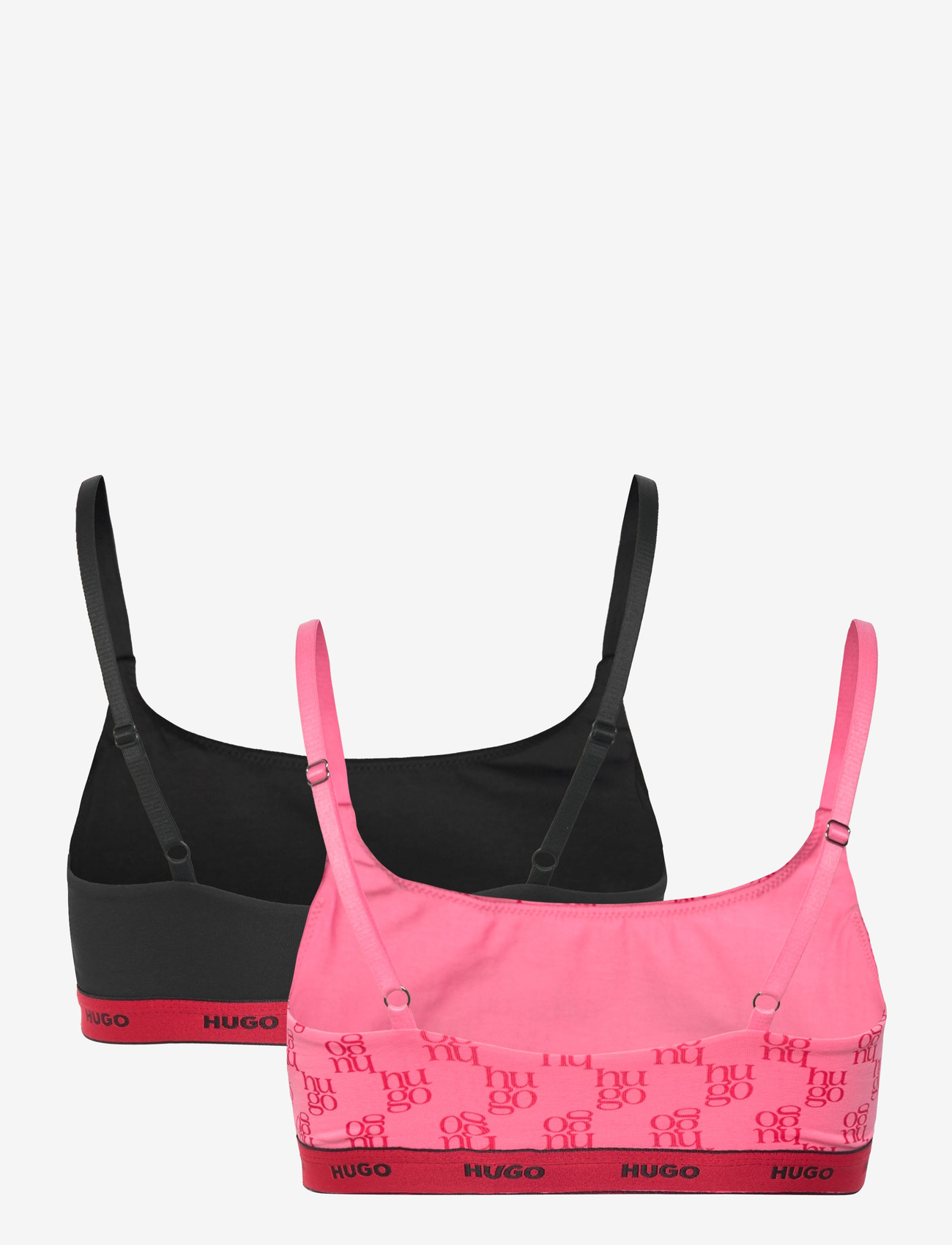 HUGO - TWIN BRALETTE DESIGN - tugikaarteta rinnahoidjad - medium pink - 3
