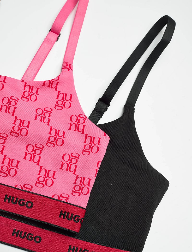 HUGO - TWIN BRALETTE DESIGN - tugikaarteta rinnahoidjad - medium pink - 1