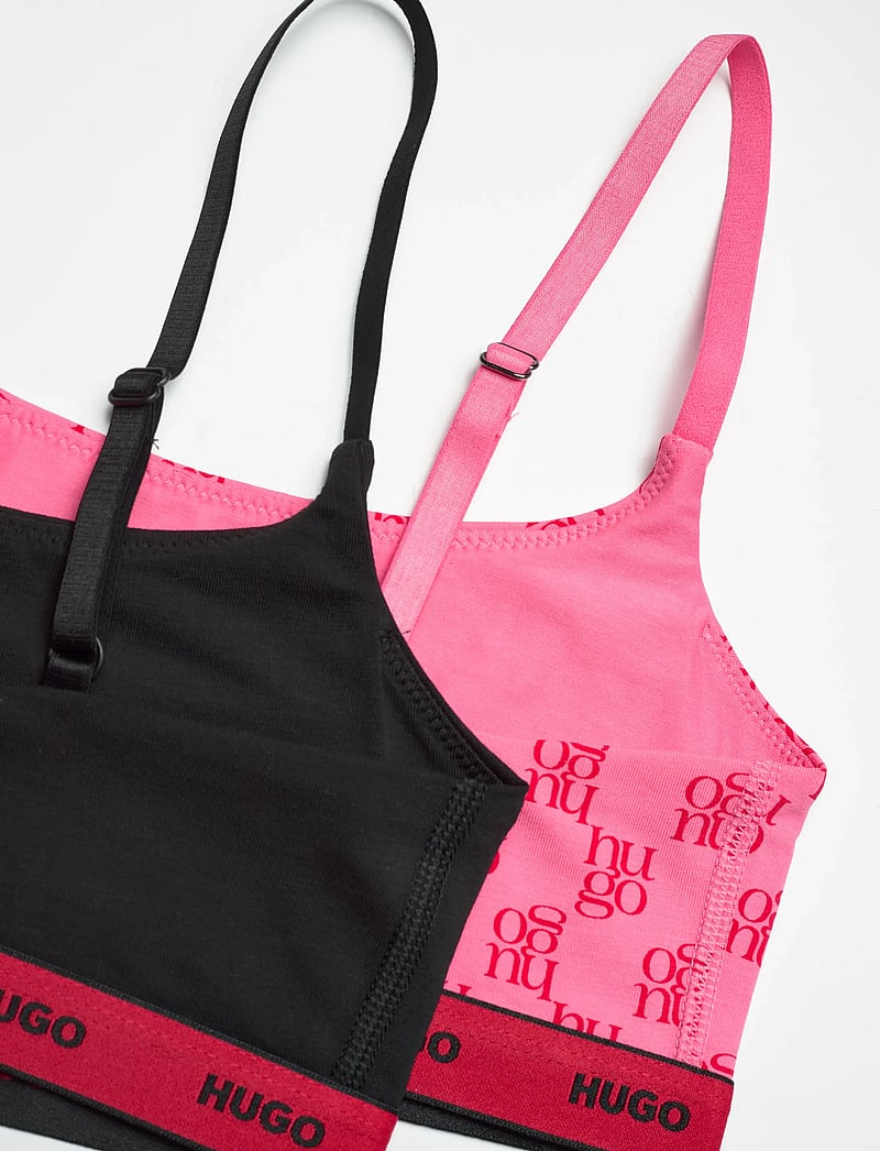 HUGO - TWIN BRALETTE DESIGN - tugikaarteta rinnahoidjad - medium pink - 2