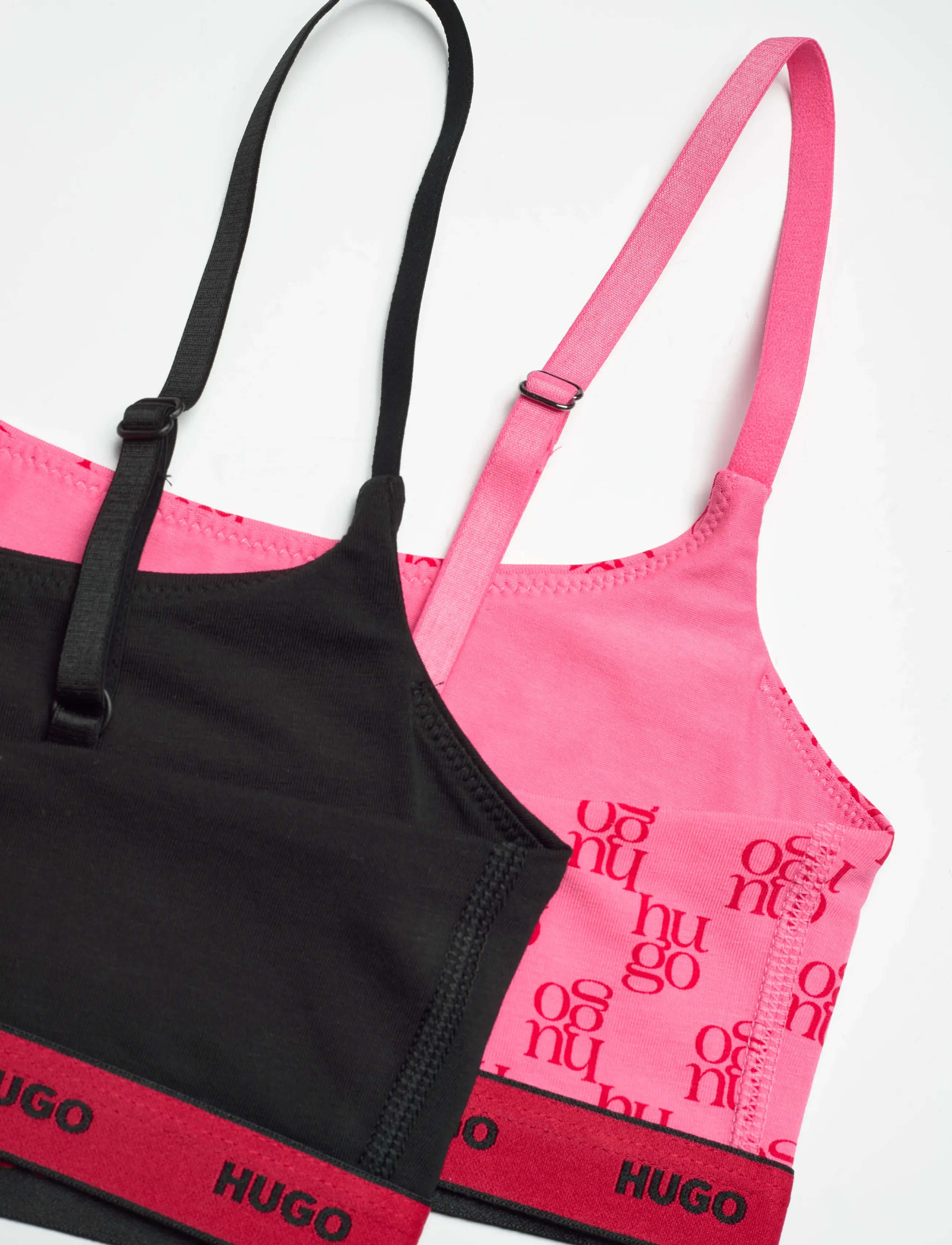 HUGO - TWIN BRALETTE DESIGN - kaarituettomat rintaliivit - medium pink - 2