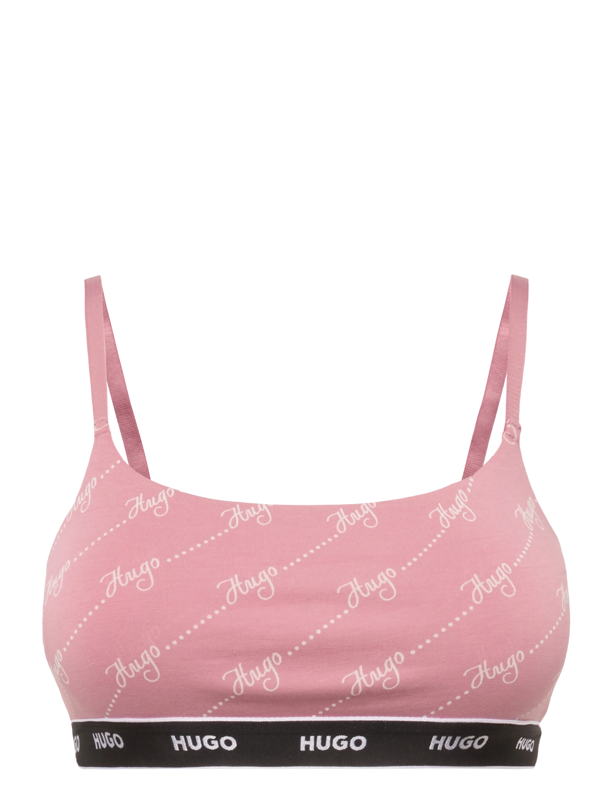 HUGO Twin Bralette Design Pink - M - Damen