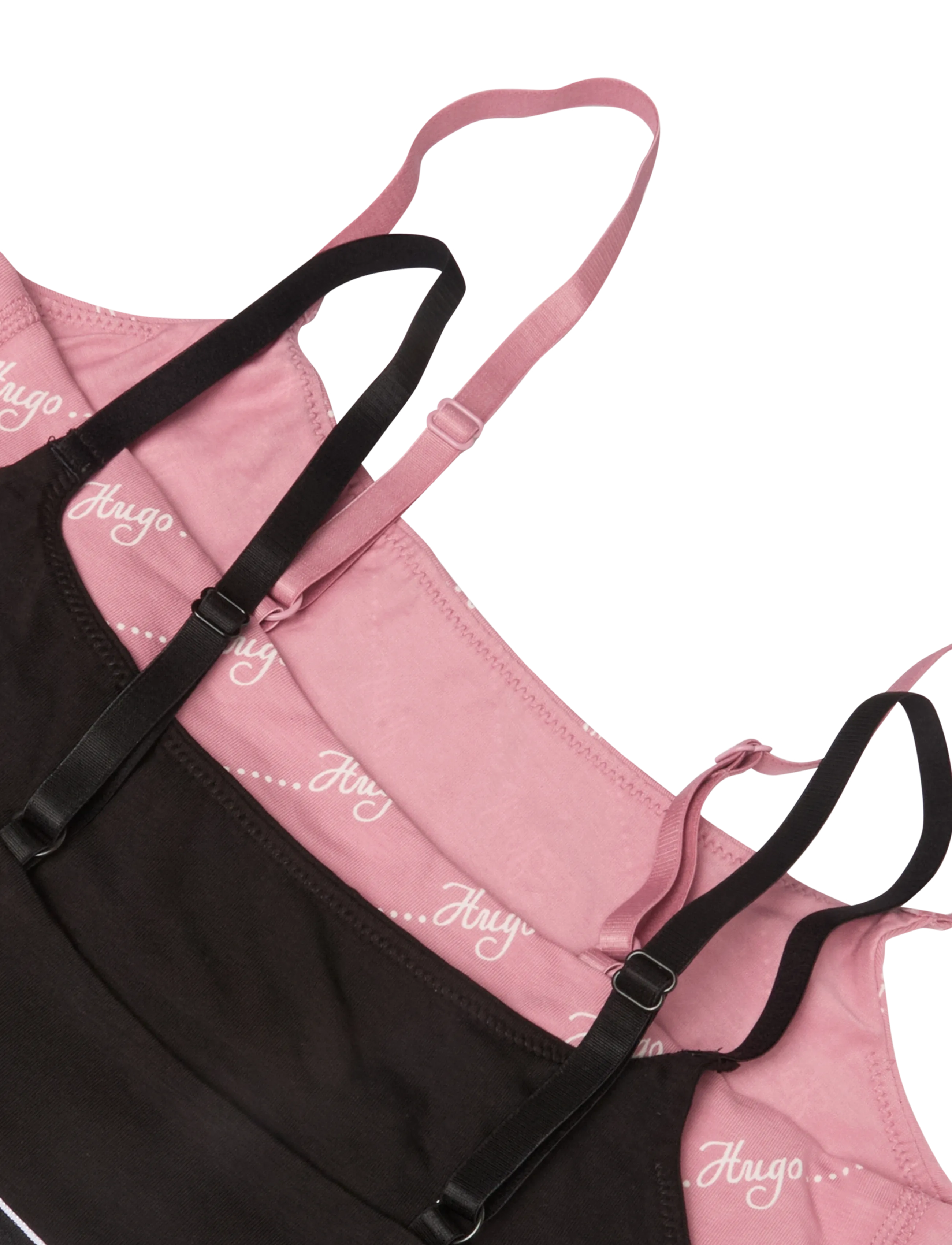 HUGO - TWIN BRALETTE DESIGN - tugikaarteta rinnahoidjad - open pink - 2