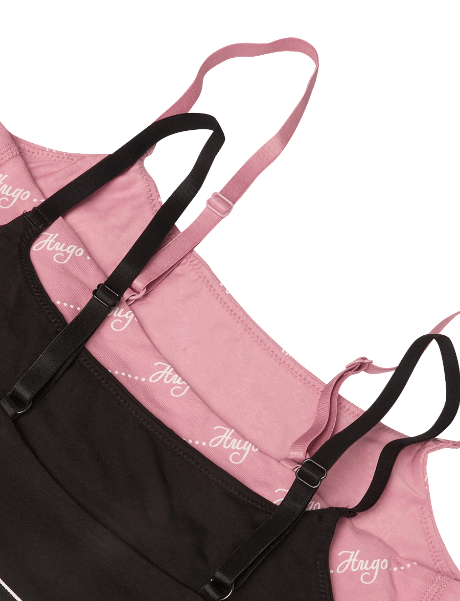 HUGO - TWIN BRALETTE DESIGN - tugikaarteta rinnahoidjad - open pink - 2