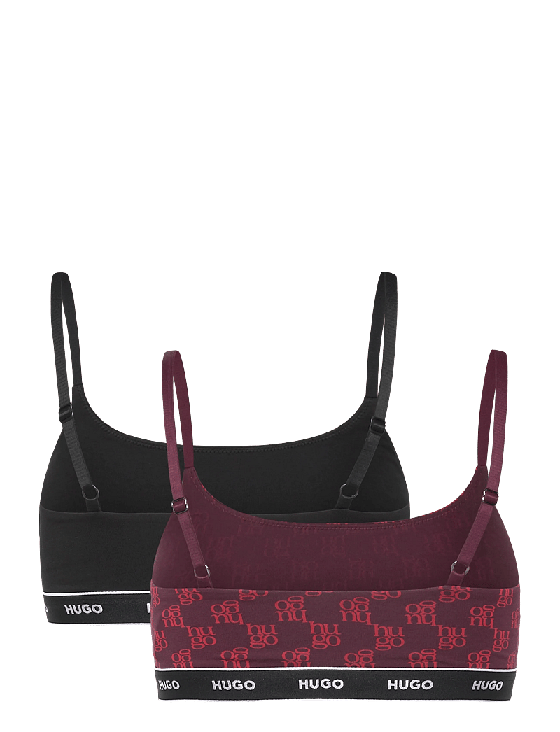HUGO - TWIN BRALETTE DESIGN - non wired bras - open red - 3