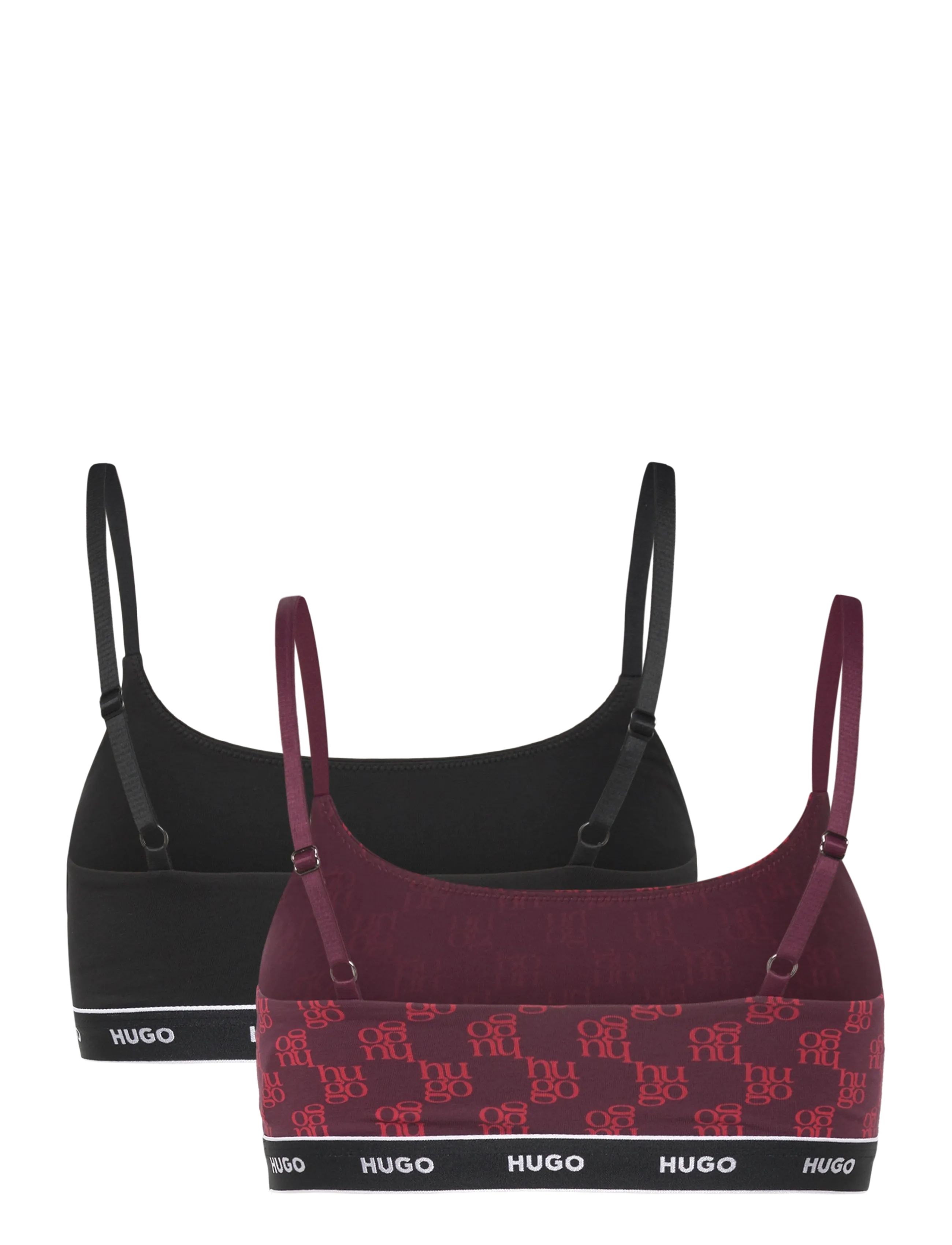 HUGO - TWIN BRALETTE DESIGN - bügellose bhs - open red - 3