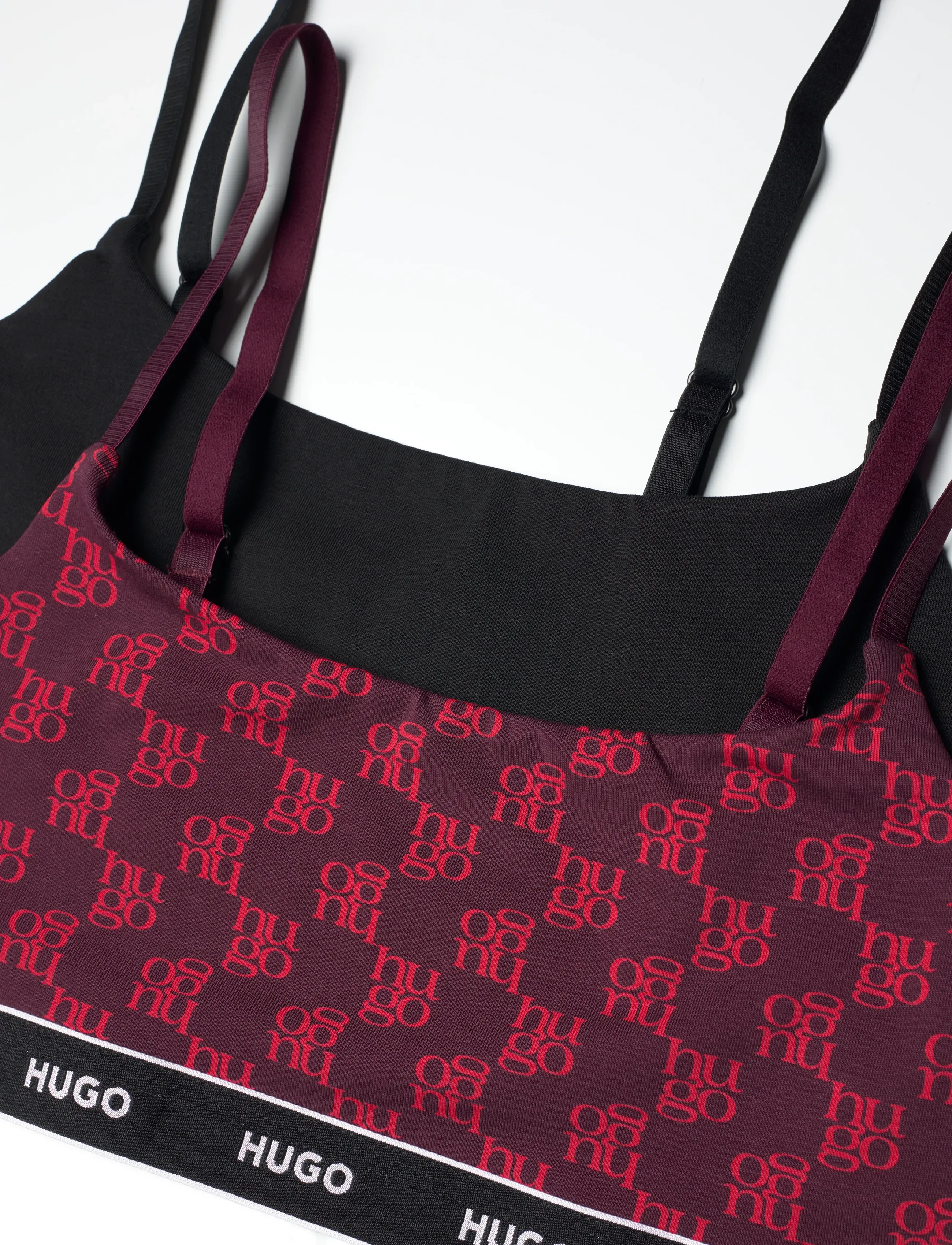 HUGO - TWIN BRALETTE DESIGN - bügellose bhs - open red - 1